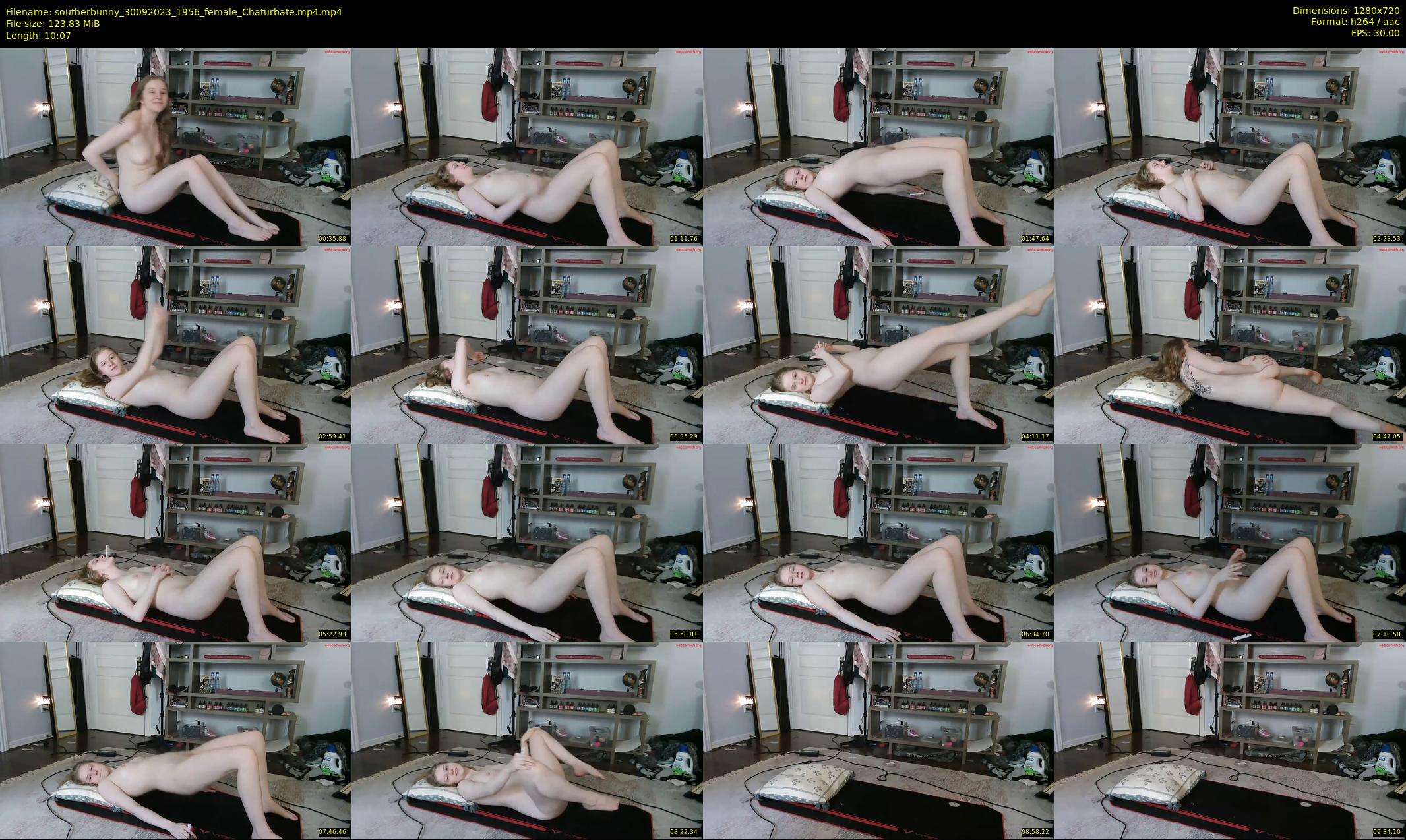 southerbunny — 11 minute Chaturbate female cam show recording, 720p, Sep 30, 2023