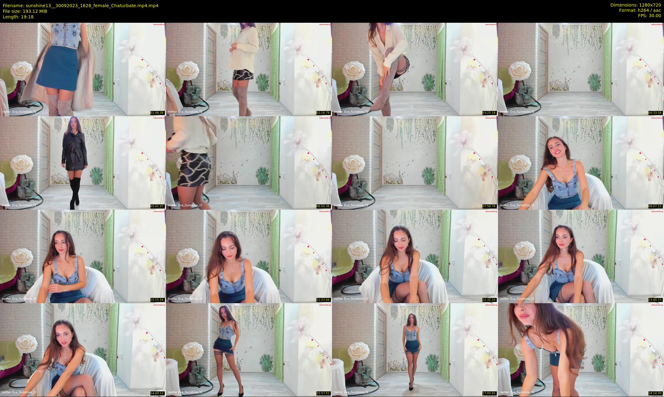 sunshine13_ — 20 minute Chaturbate female cam show recording, 720p, Sep 30, 2023