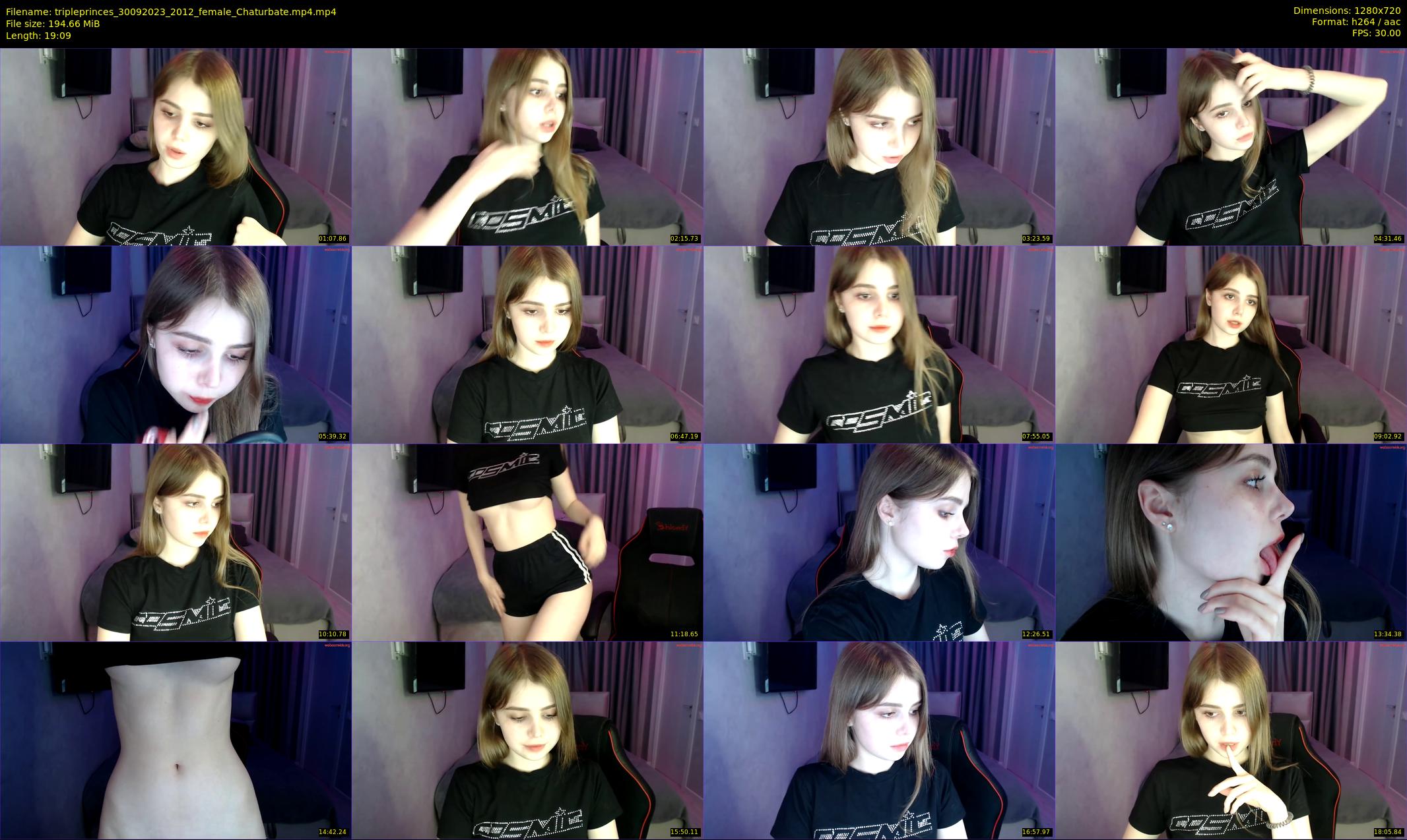 tripleprinces — 20 minute Chaturbate female cam show recording, 720p, Sep 30, 2023