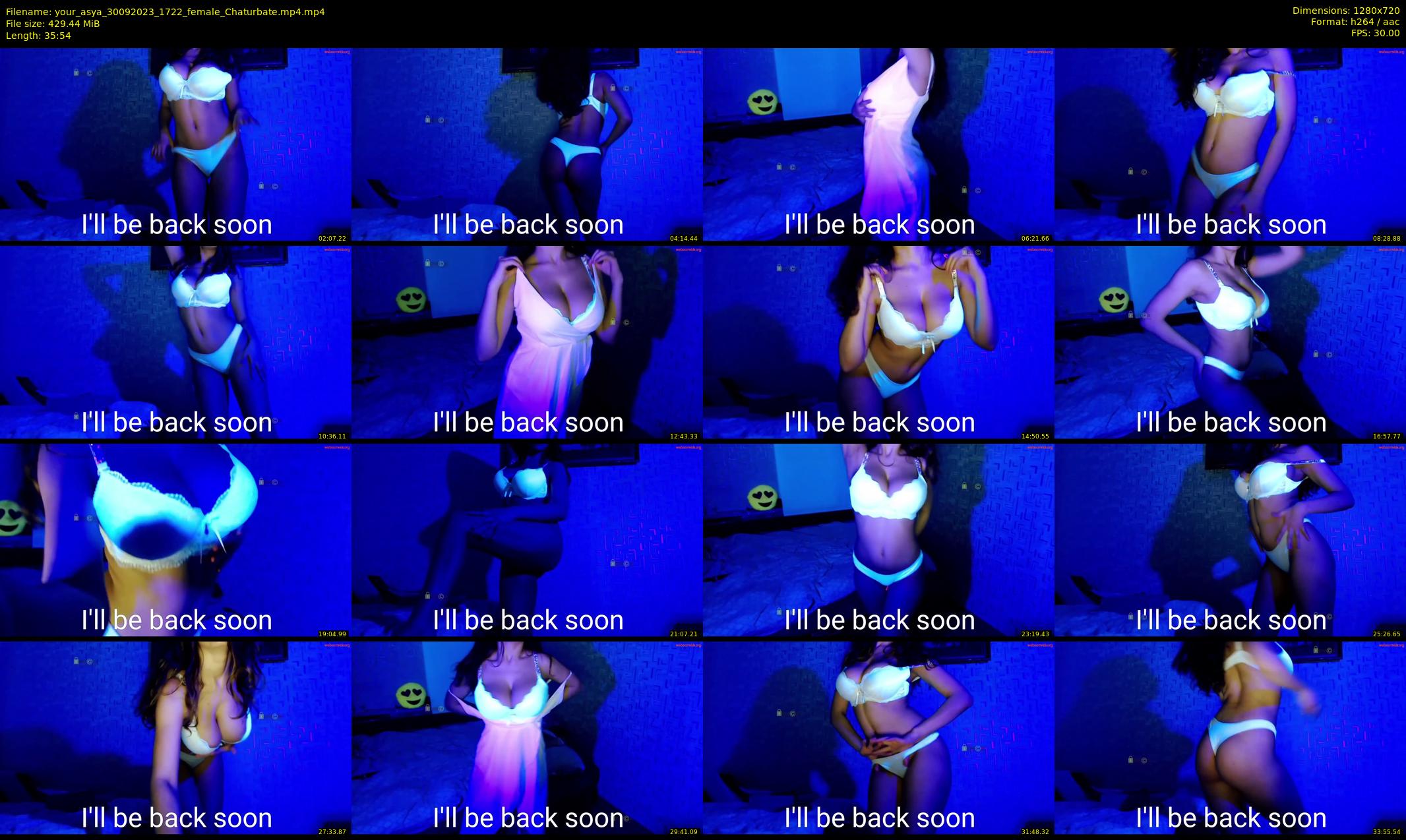 your_asya — 36 minute Chaturbate female cam show recording, 720p, Sep 30, 2023