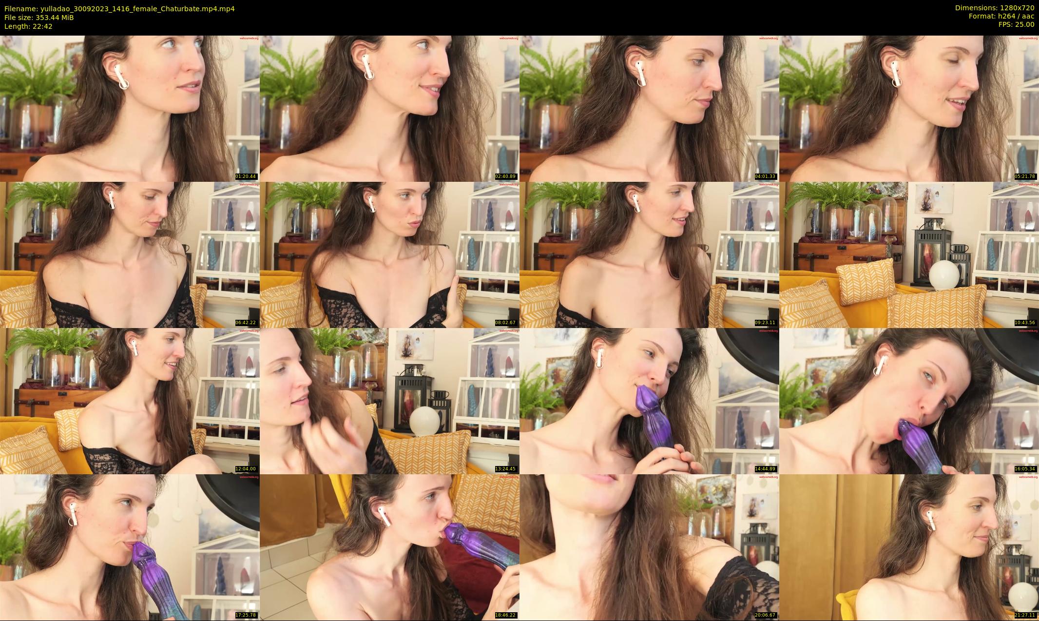 yulladao — 23 minute Chaturbate female cam show recording, 720p, Sep 30, 2023