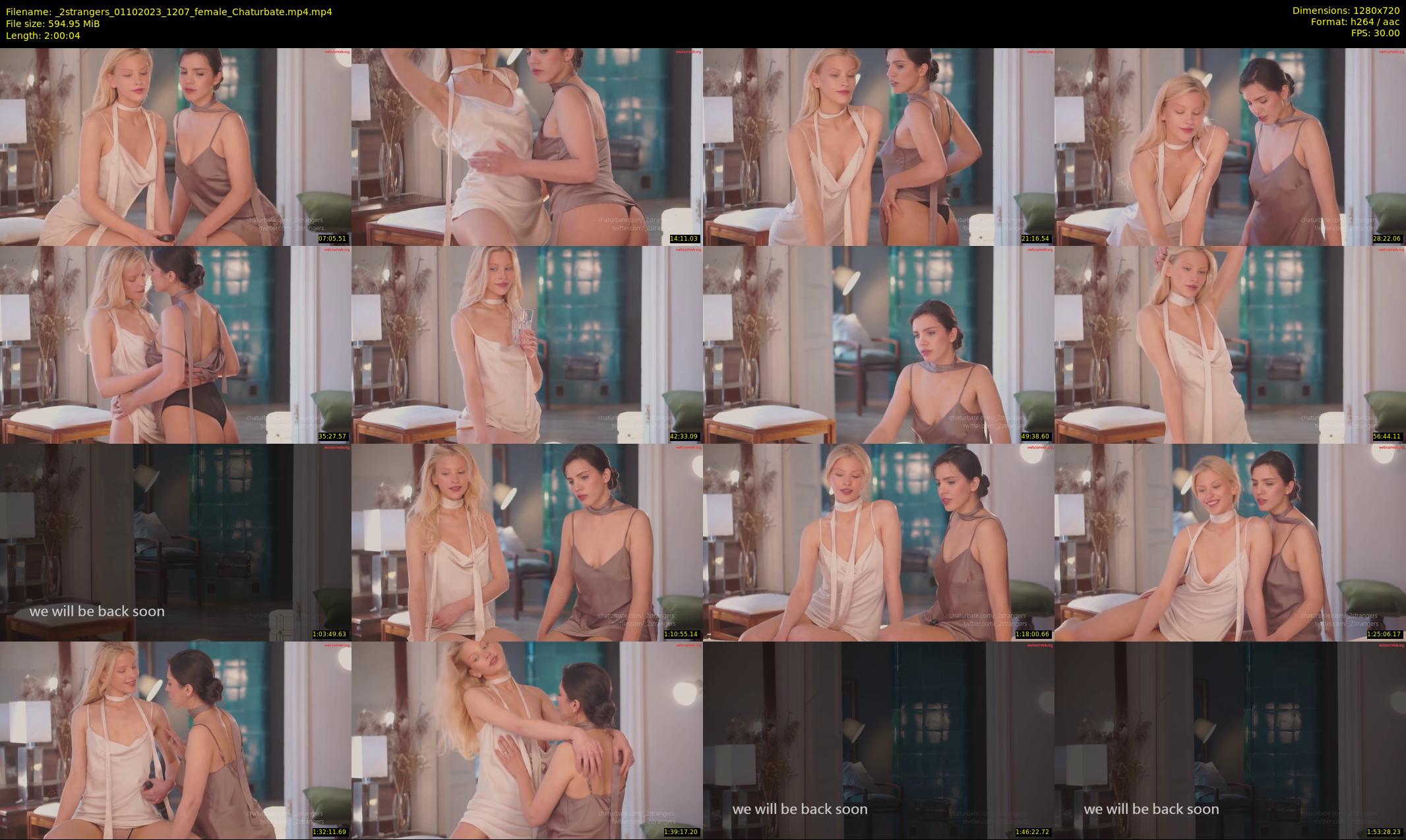 _2strangers — 121 minute Chaturbate couple cam show recording, 720p, Oct 1, 2023