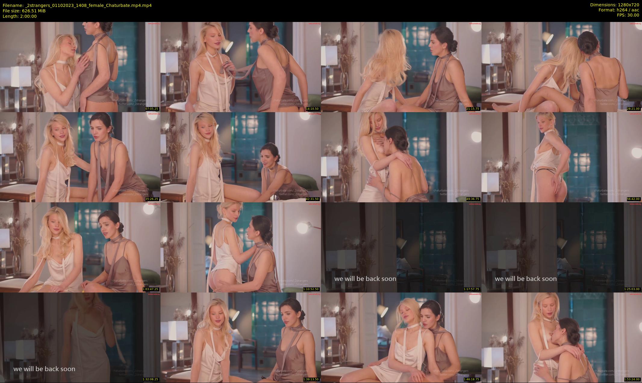 _2strangers — 120 minute Chaturbate couple cam show recording, 720p, Oct 1, 2023