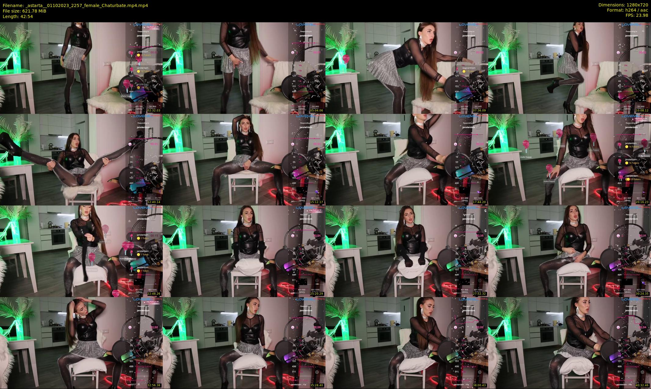 _astarta_ — 43 minute Chaturbate female cam show recording, 720p, Oct 1, 2023