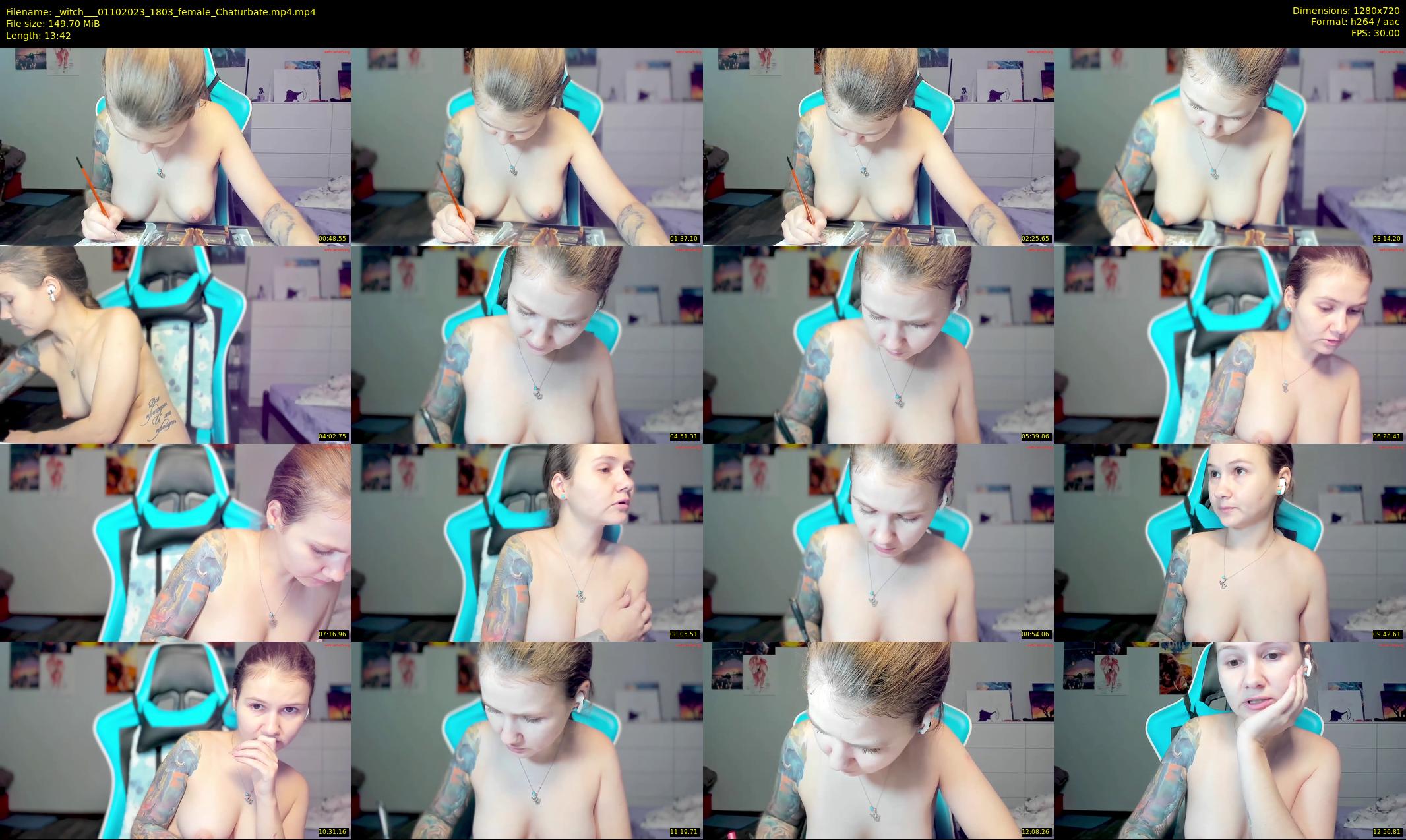 _witch__ — 14 minute Chaturbate female cam show recording, 720p, Oct 1, 2023