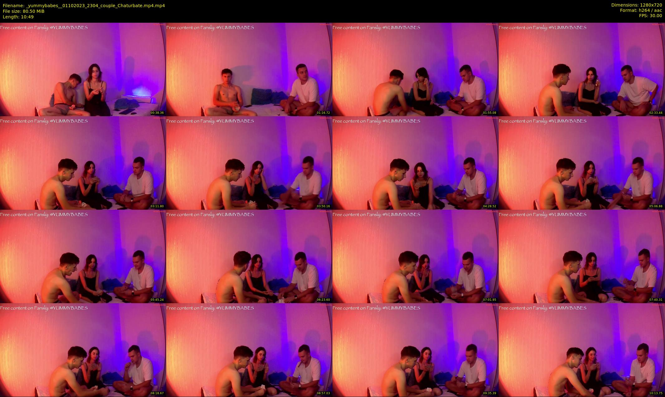 _yummybabes_ — 11 minute Chaturbate couple cam show recording, 720p, Oct 1, 2023