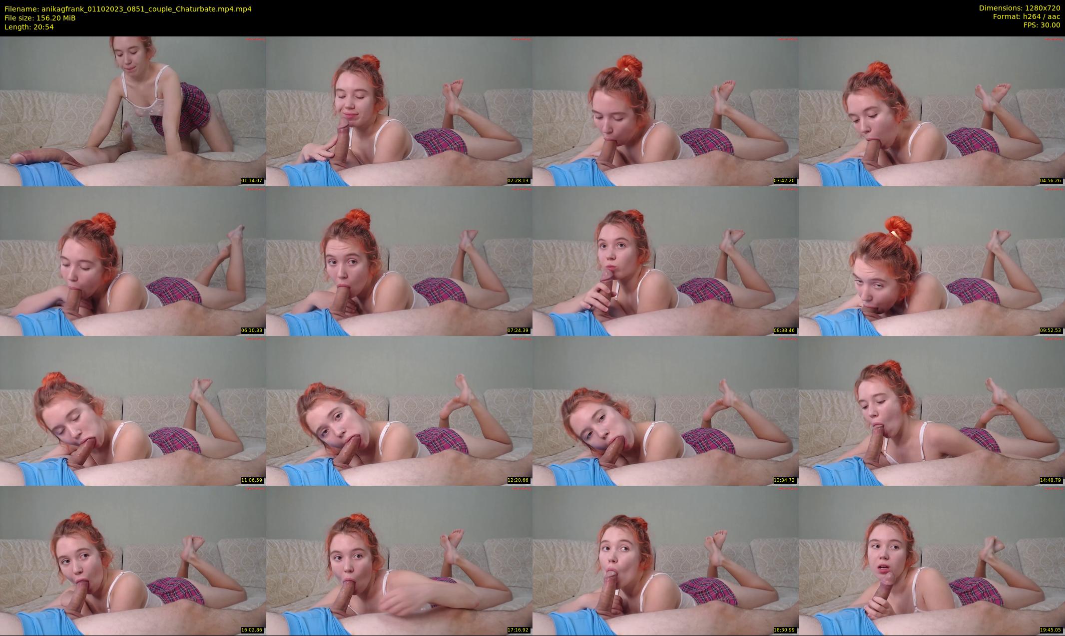 anikagfrank — 21 minute Chaturbate couple cam show recording, 720p, Oct 1, 2023