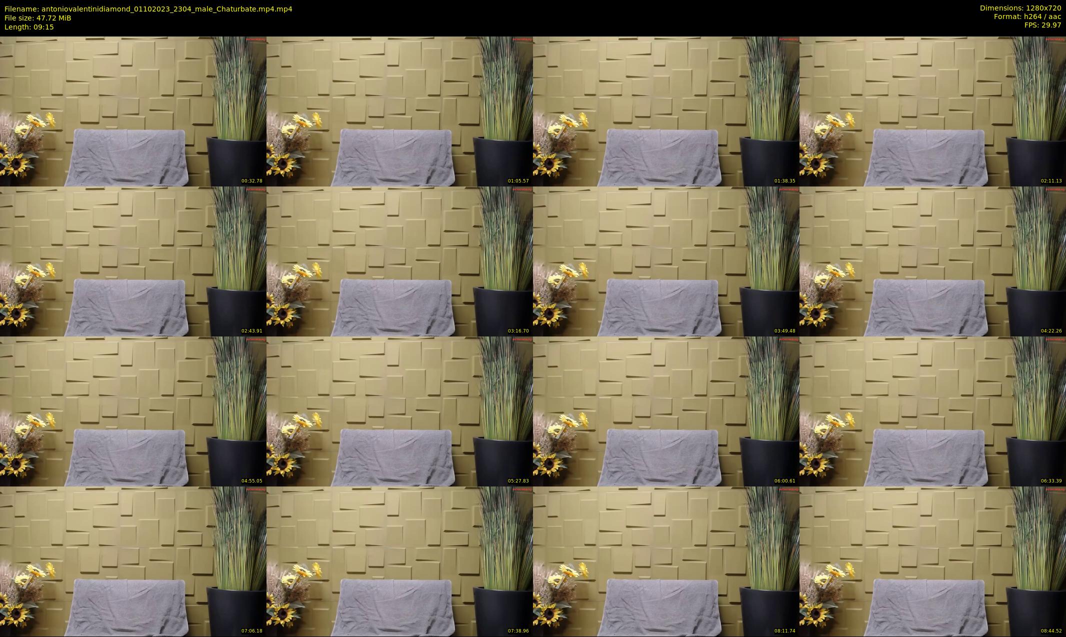 antoniovalentinidiamond — 10 minute Chaturbate male cam show recording, 720p, Oct 1, 2023