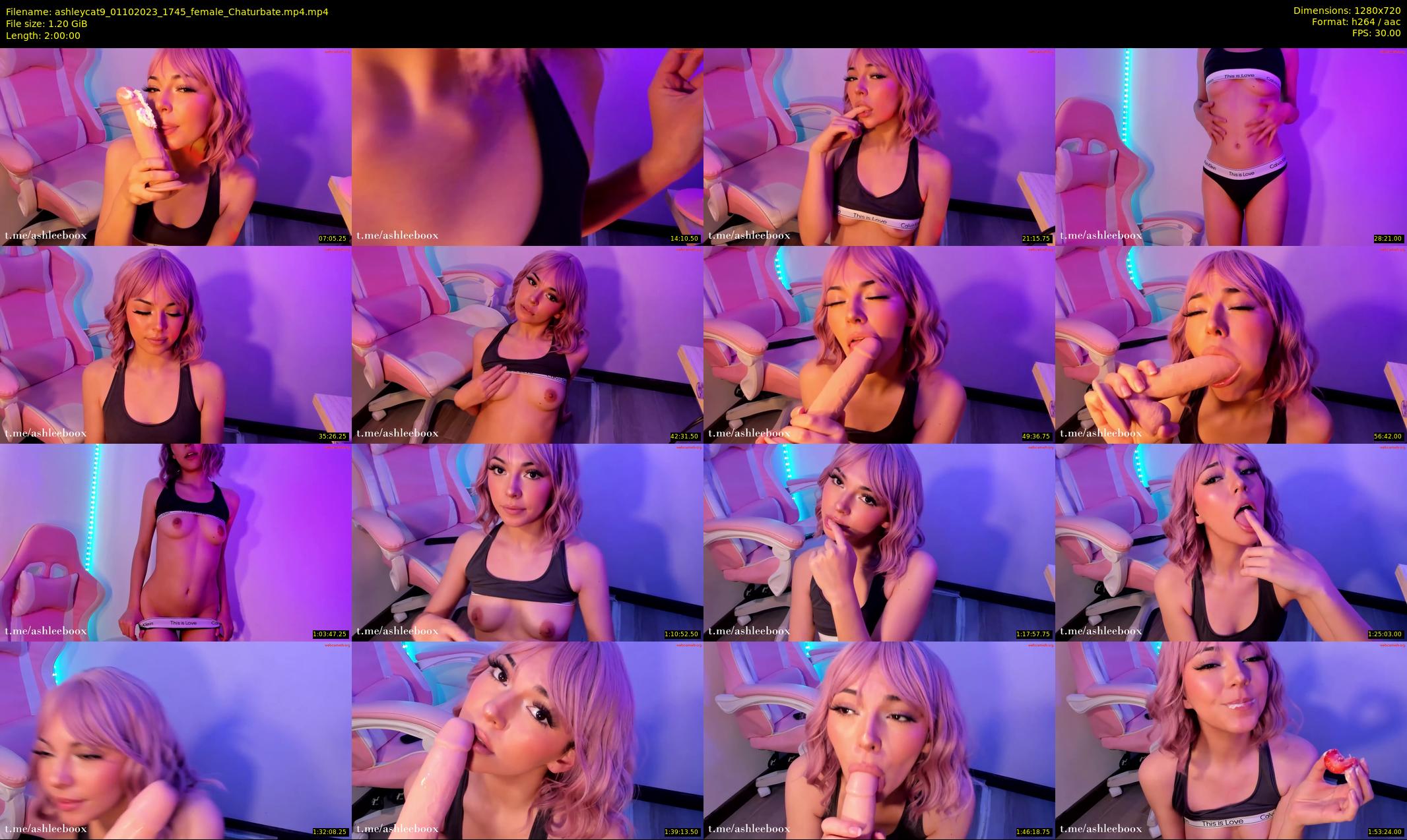 ashleycat9 — 120 minute Chaturbate female cam show recording, 720p, Oct 1, 2023