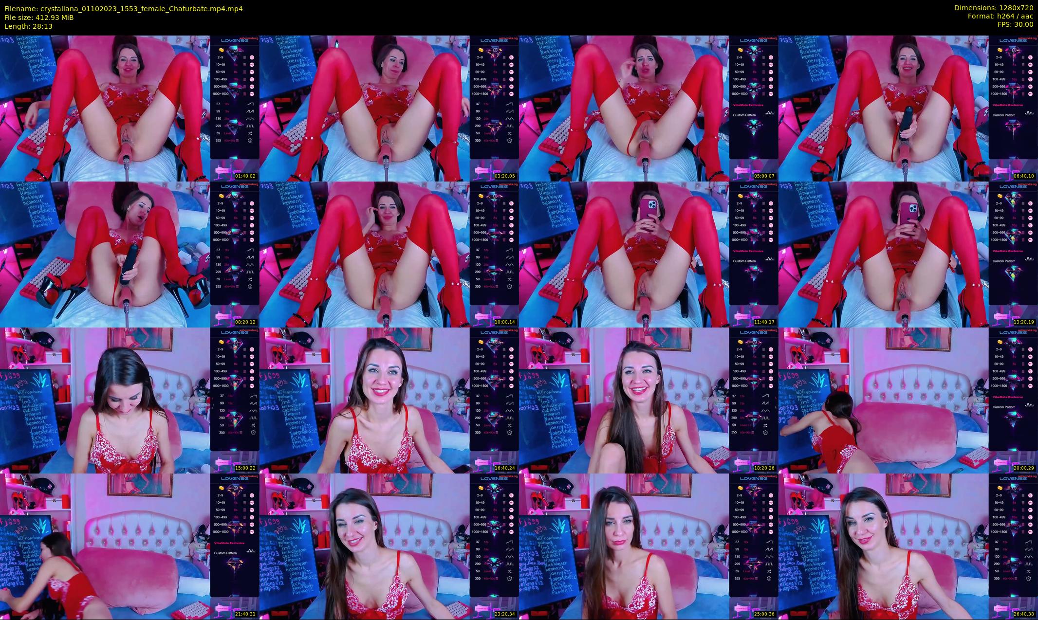 crystallana — 29 minute Chaturbate female cam show recording, 720p, Oct 1, 2023