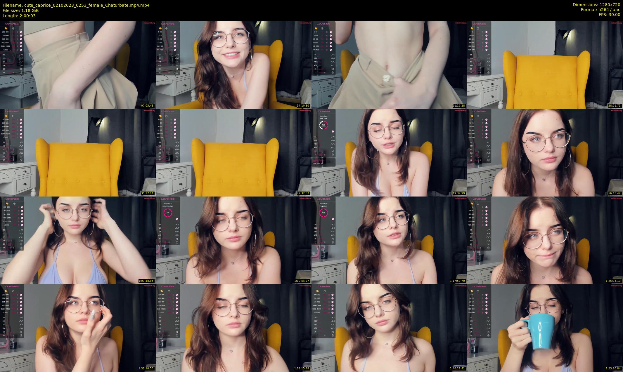 cute_caprice — 121 minute Chaturbate female cam show recording, 720p, Oct 2, 2023