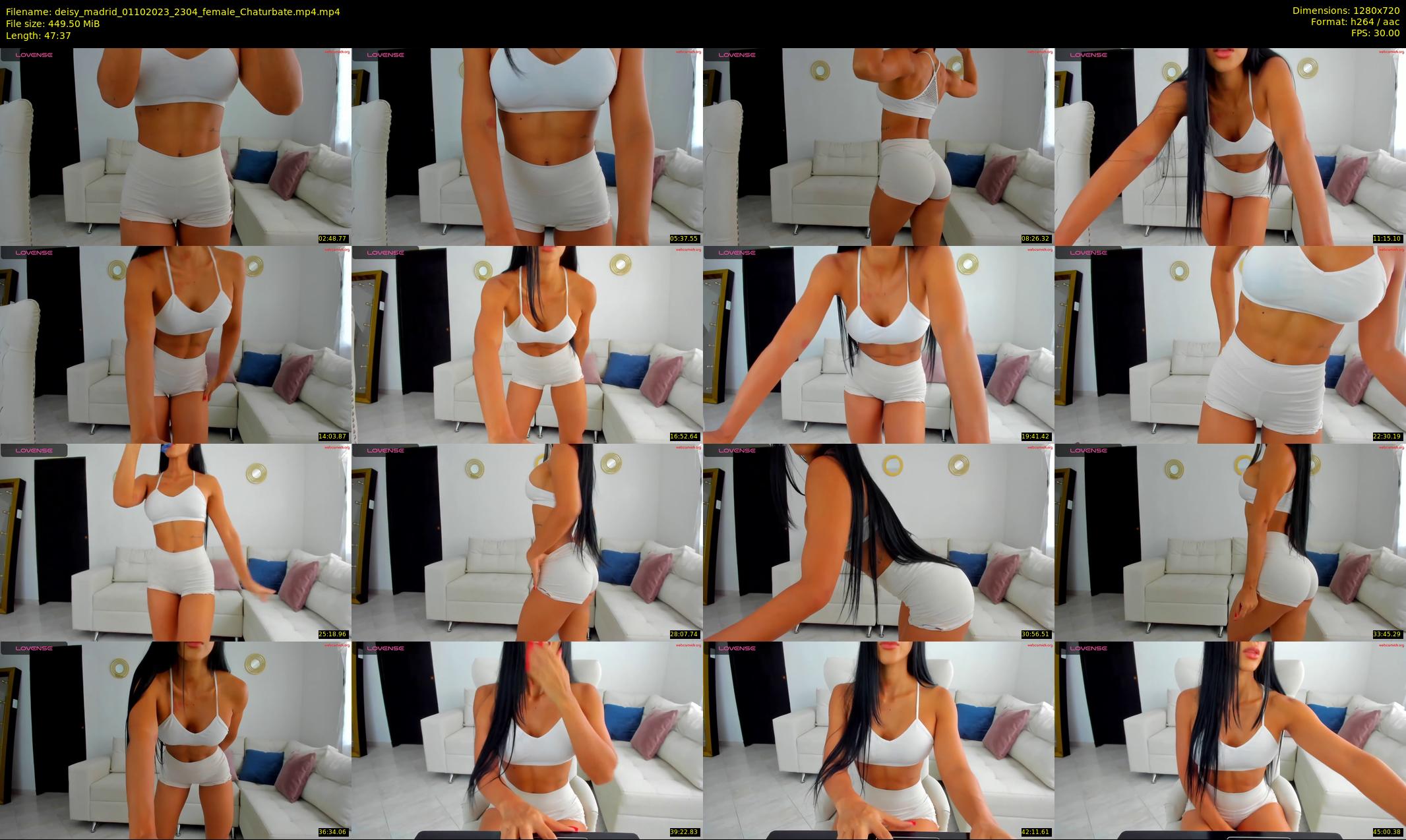 deisy_madrid — 48 minute Chaturbate female cam show recording, 720p, Oct 1, 2023