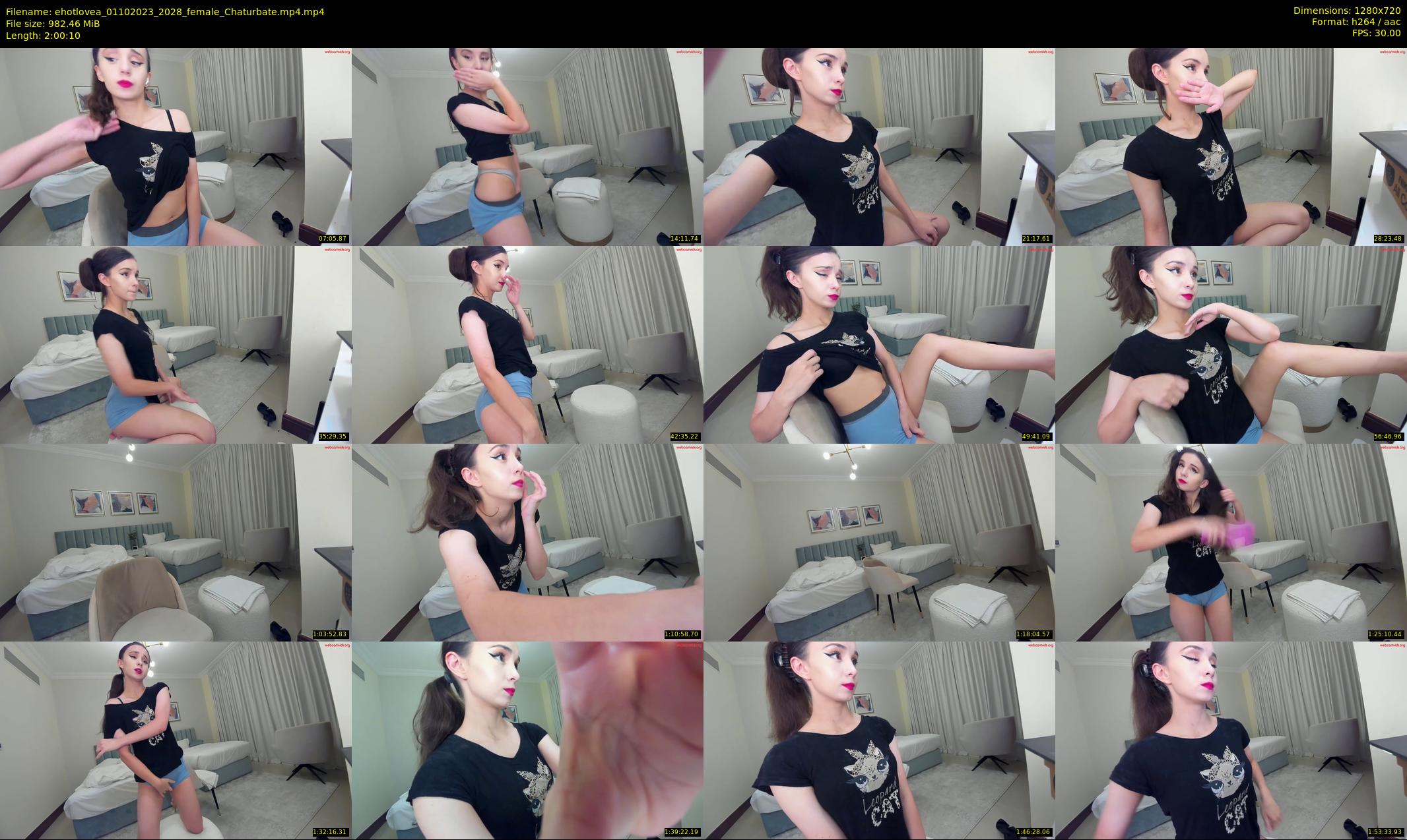 ehotlovea — 121 minute Chaturbate female cam show recording, 720p, Oct 1, 2023
