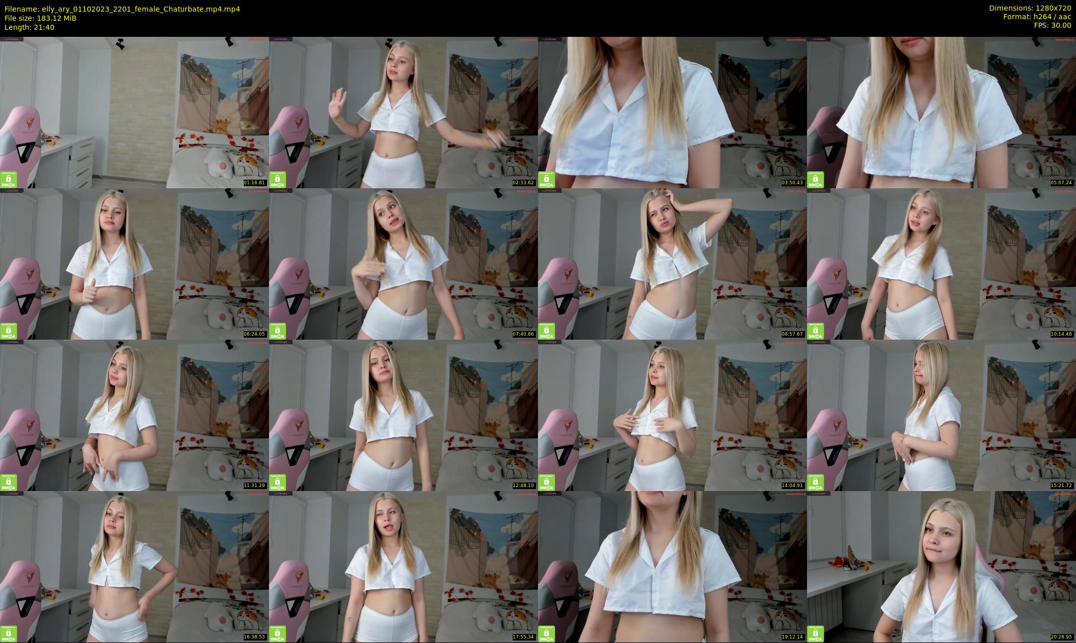 elly_ary — 22 minute Chaturbate female cam show recording, 720p, Oct 1, 2023