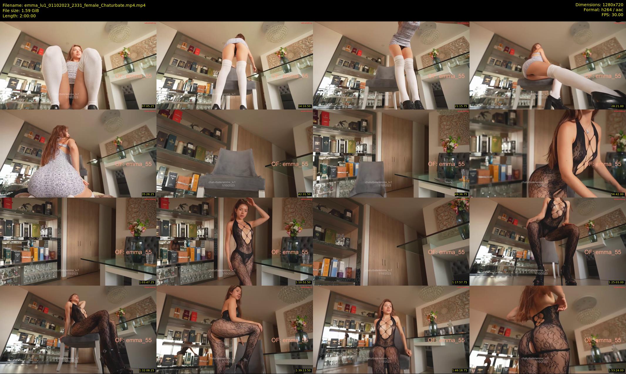 emma_lu1 — 120 minute Chaturbate female cam show recording, 720p, Oct 1, 2023