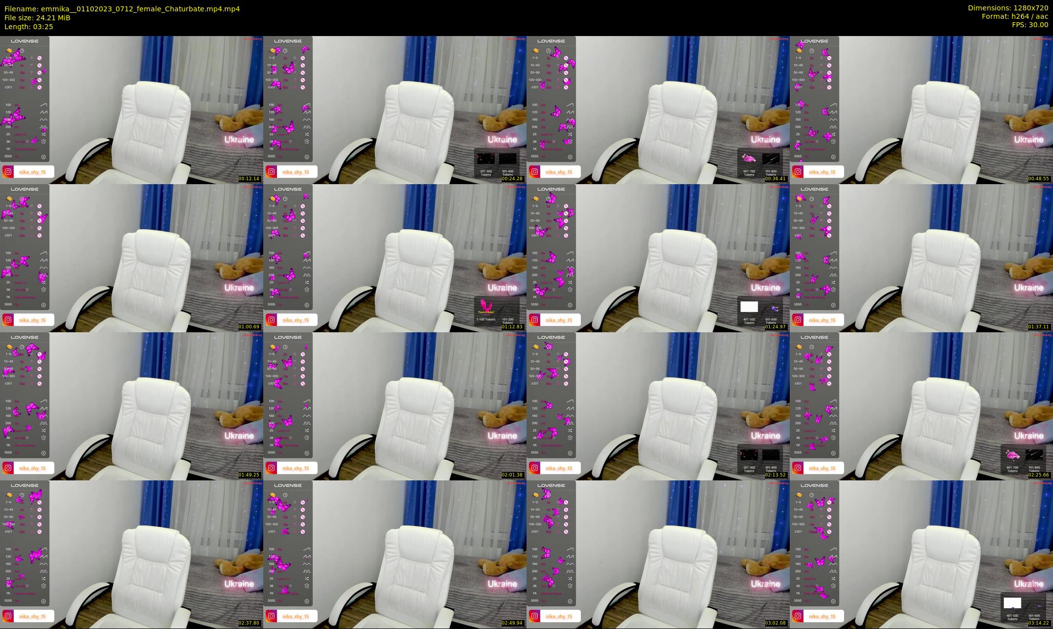 emmika_ — 4 minute Chaturbate female cam show recording, 720p, Oct 1, 2023
