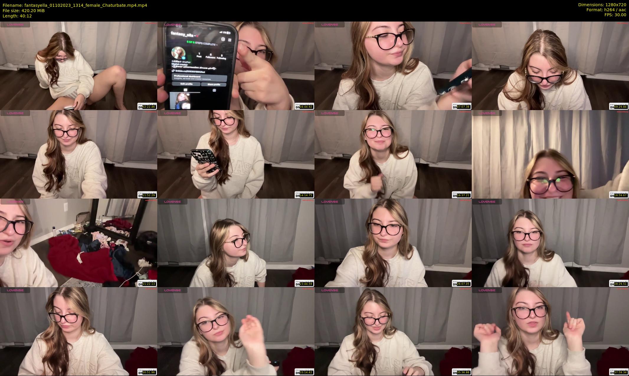 fantasyella — 41 minute Chaturbate female cam show recording, 720p, Oct 1, 2023