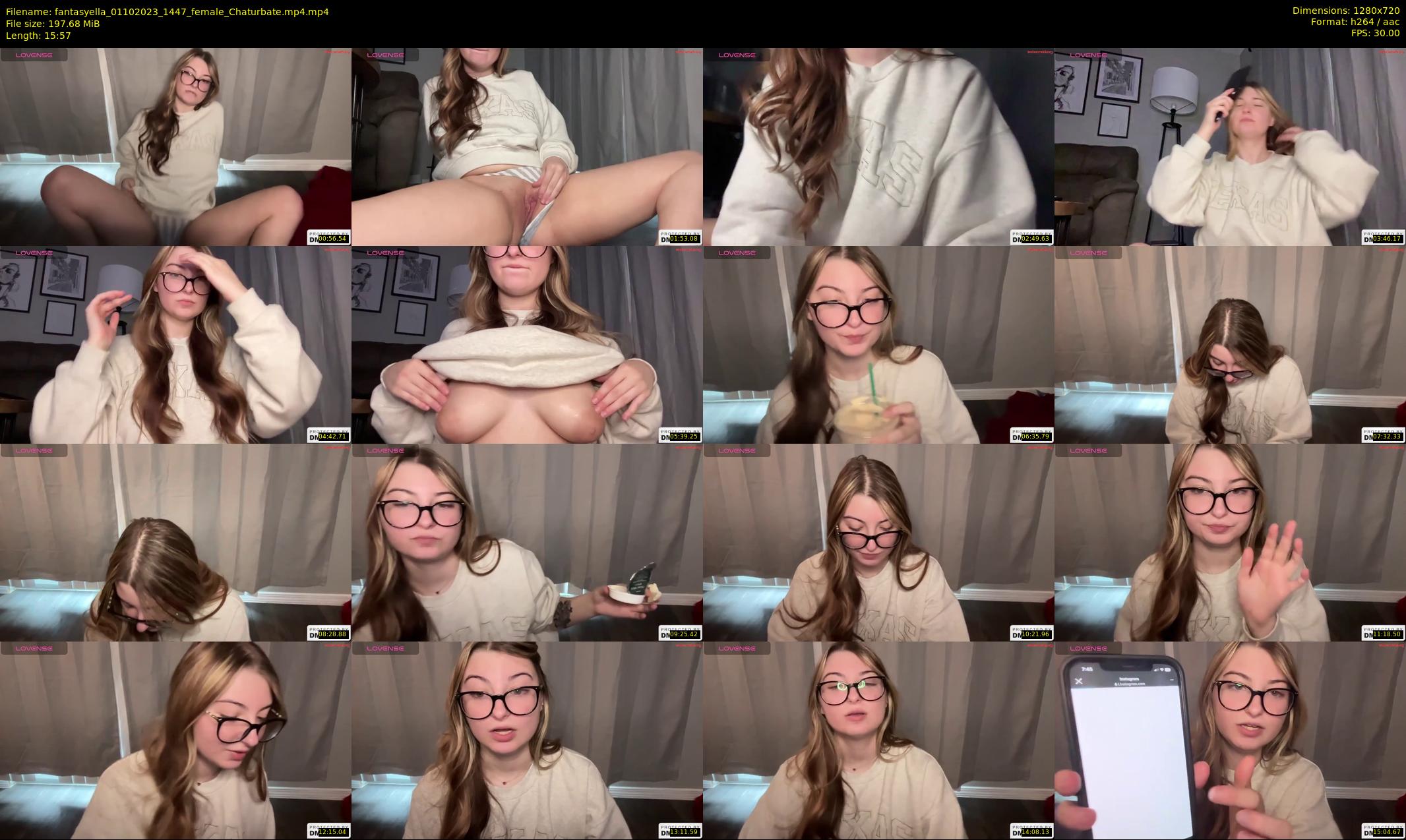 fantasyella — 16 minute Chaturbate female cam show recording, 720p, Oct 1, 2023