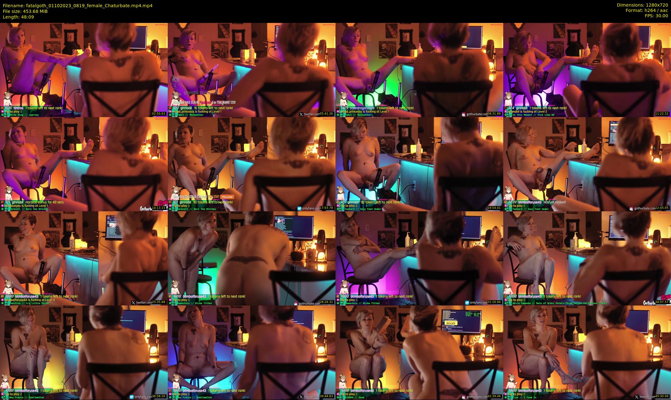 fatalgoth — 49 minute Chaturbate couple cam show recording, 720p, Oct 1, 2023