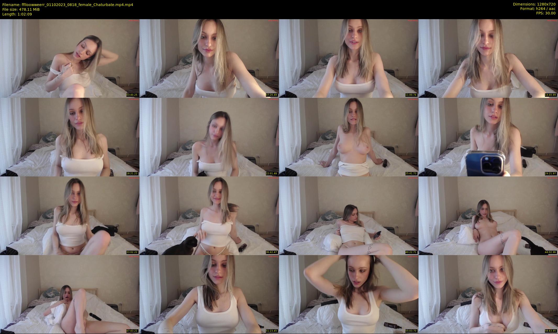 fflloowweerr — 63 minute Chaturbate couple cam show recording, 720p, Oct 1, 2023