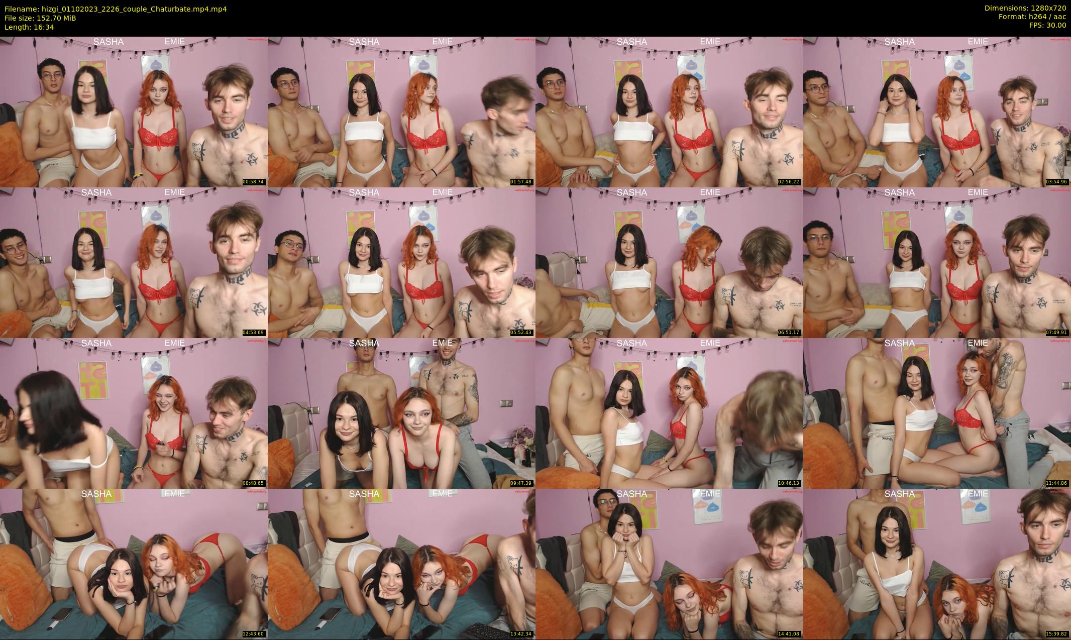 hizgi — 17 minute Chaturbate couple cam show recording, 720p, Oct 1, 2023