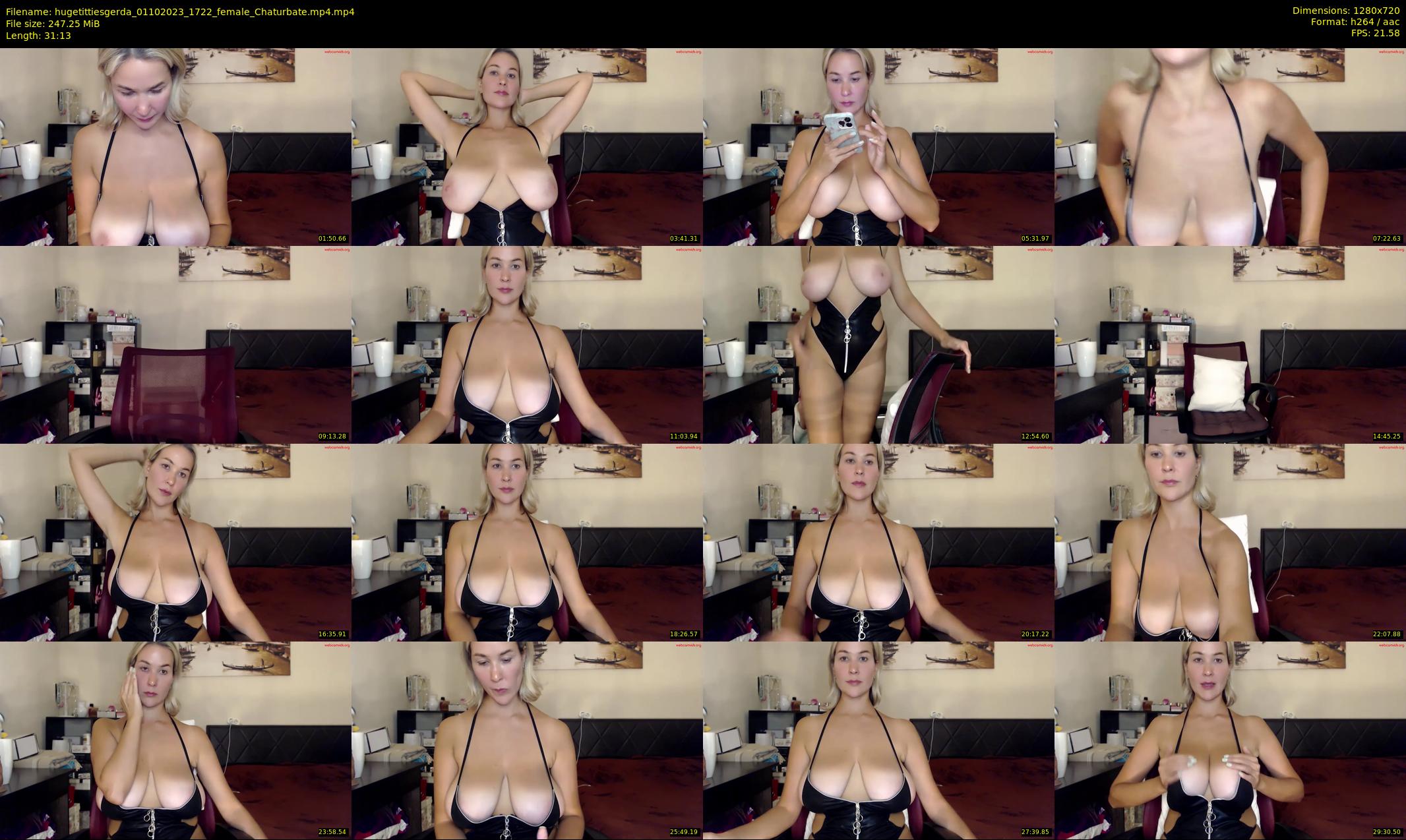 hugetittiesgerda — 32 minute Chaturbate female cam show recording, 720p, Oct 1, 2023