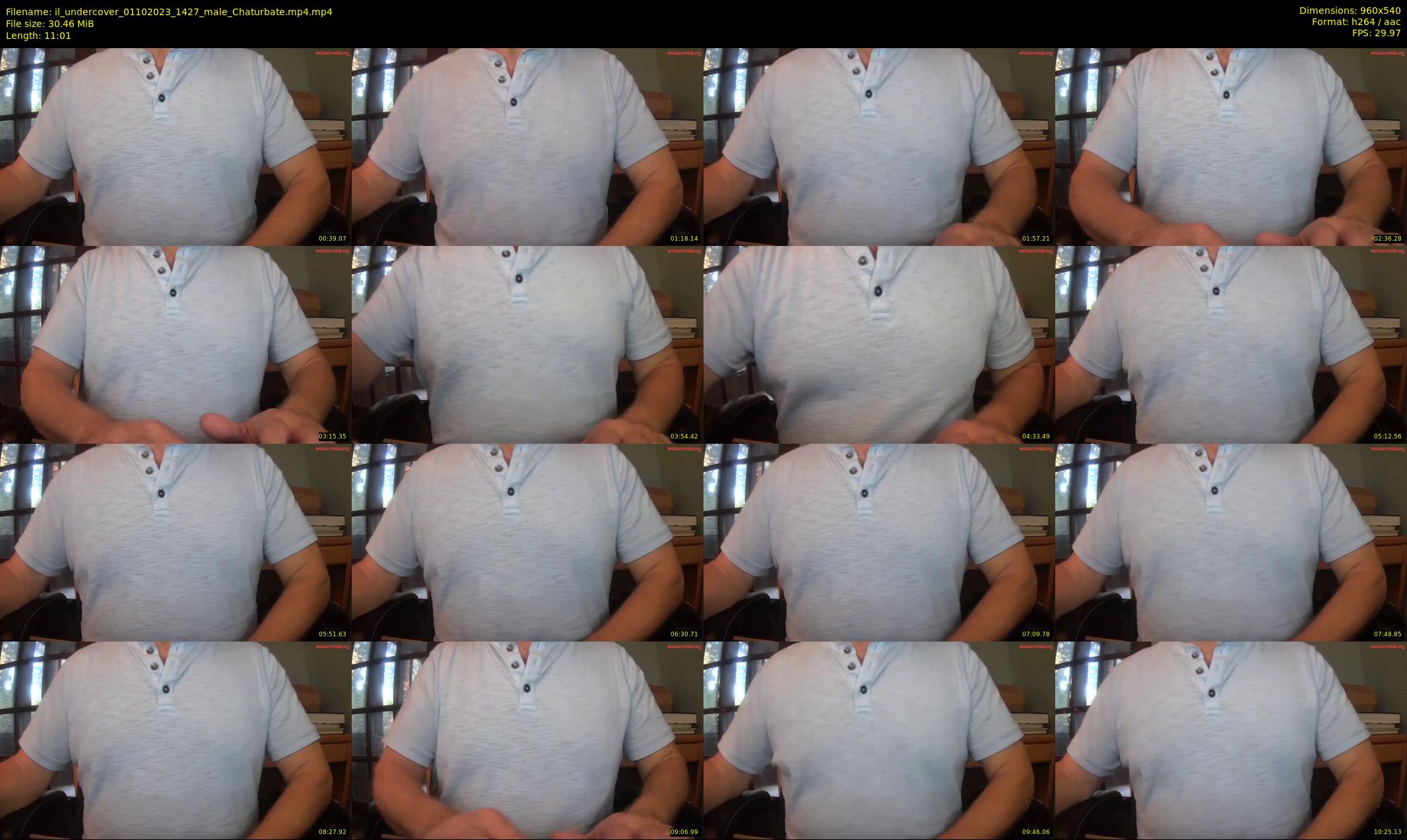 il_undercover — 12 minute Chaturbate male cam show recording, 480p, Oct 1, 2023