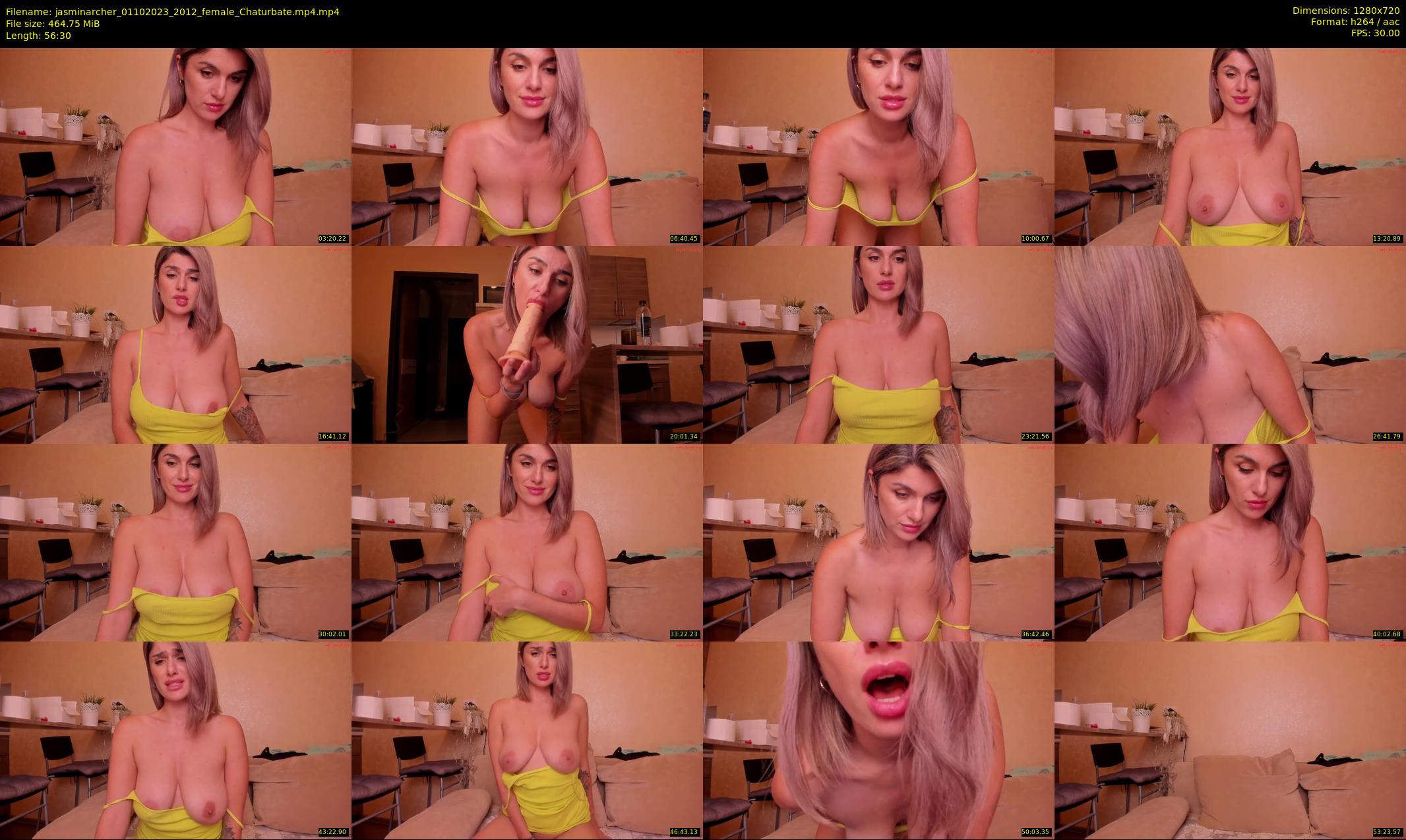 jasminarcher — 57 minute Chaturbate female cam show recording, 720p, Oct 1, 2023