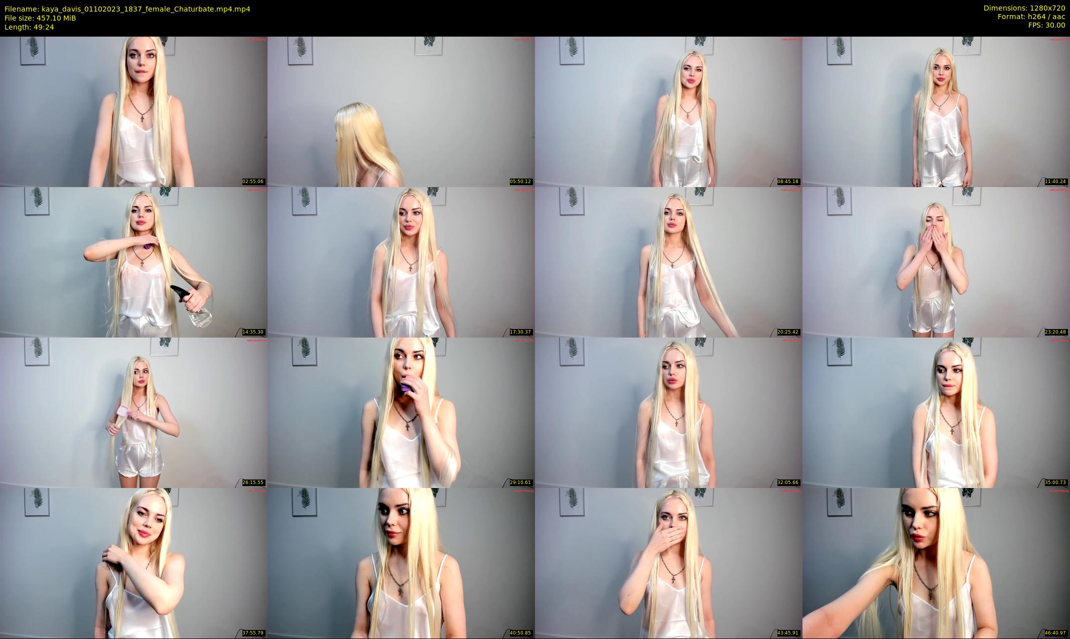 kaya_davis — 50 minute Chaturbate female cam show recording, 720p, Oct 1, 2023