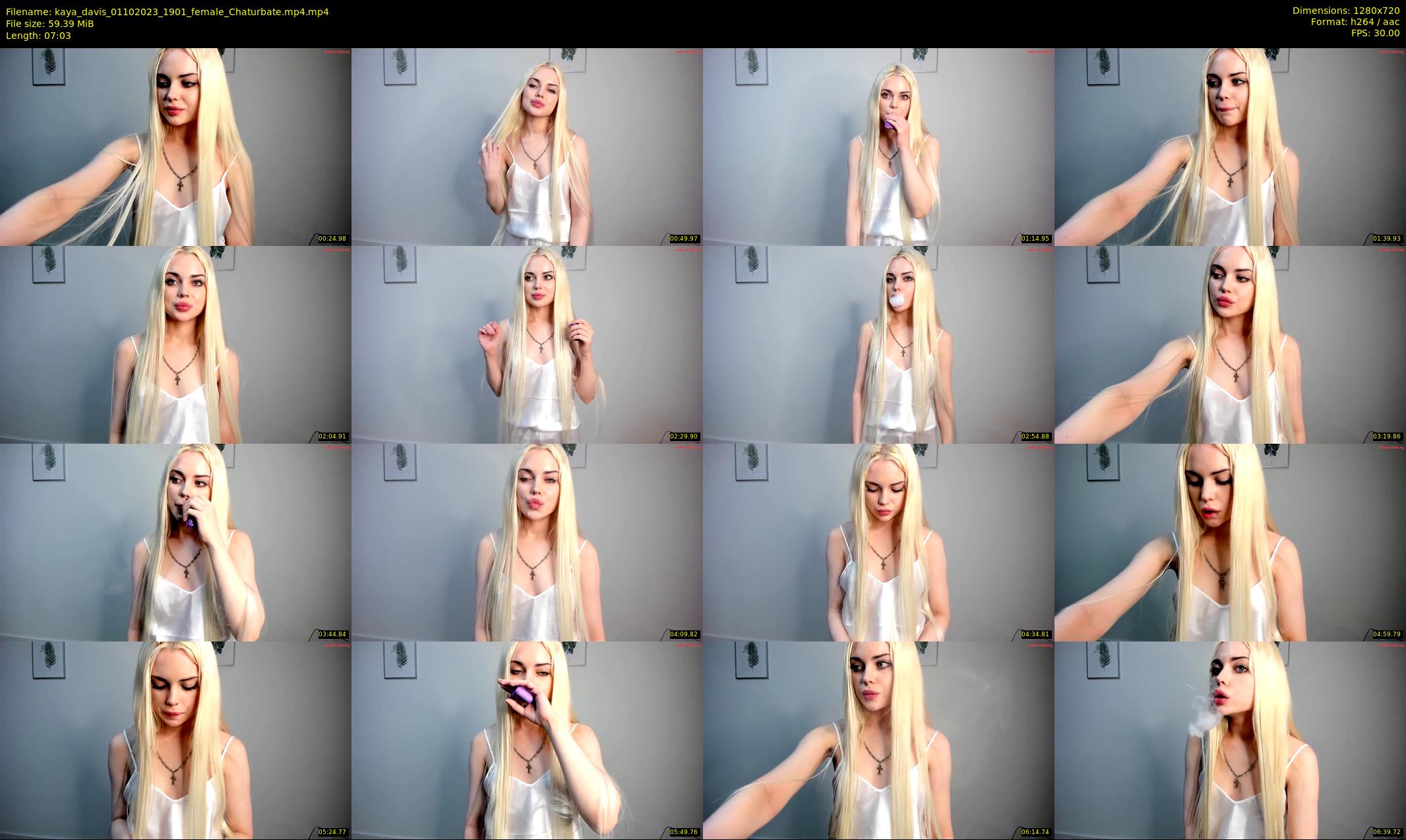 kaya_davis — 8 minute Chaturbate female cam show recording, 720p, Oct 1, 2023