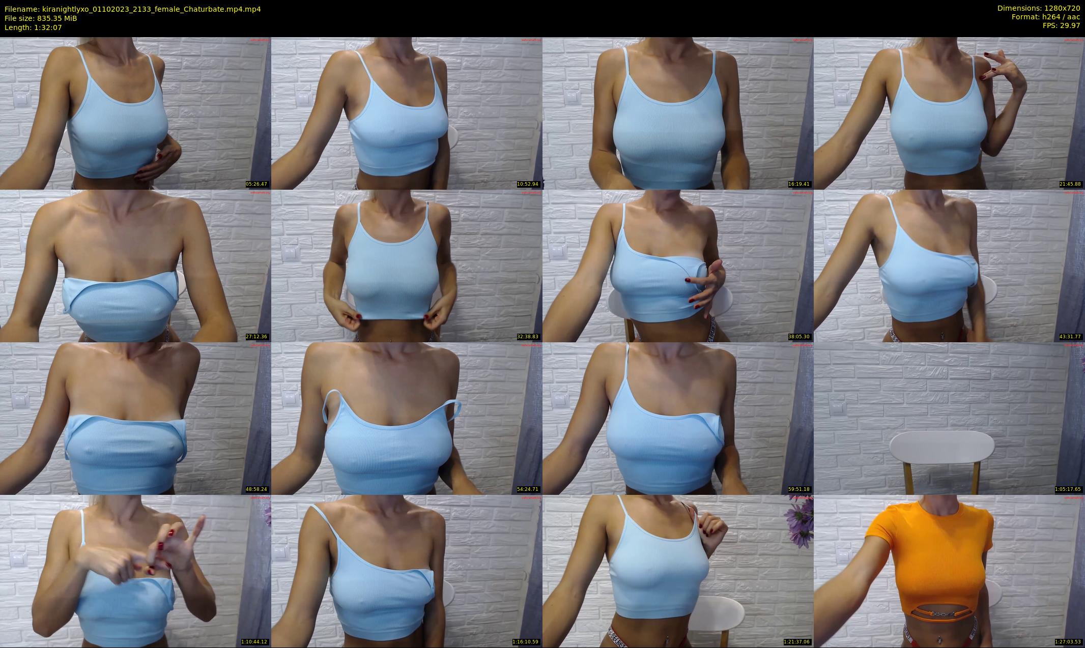 kiranightlyxo — 93 minute Chaturbate female cam show recording, 720p, Oct 1, 2023