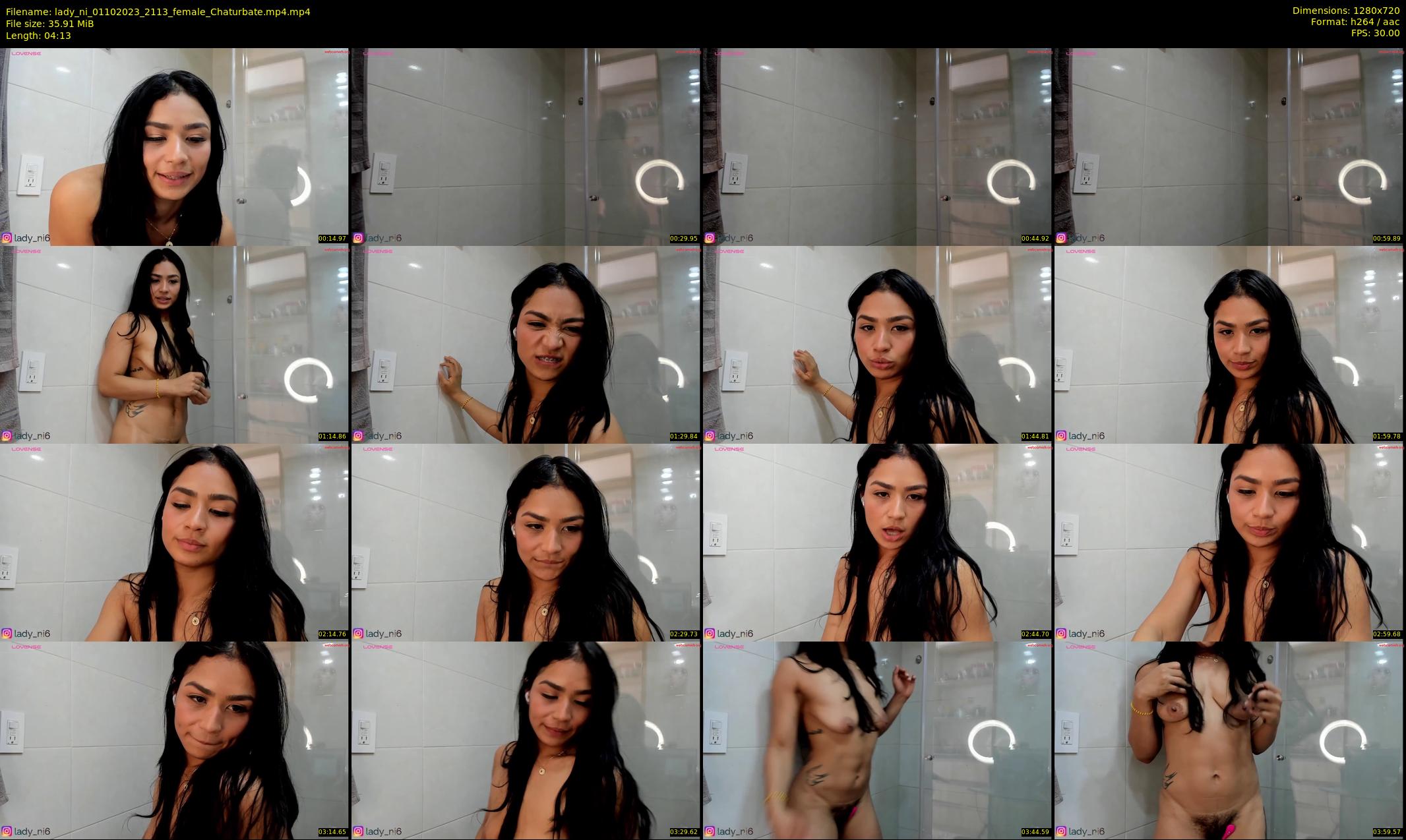 lady_ni — 5 minute Chaturbate female cam show recording, 720p, Oct 1, 2023