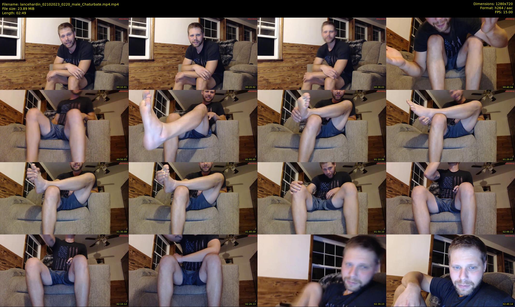 lancehardin — 3 minute Chaturbate male cam show recording, 720p, Oct 2, 2023