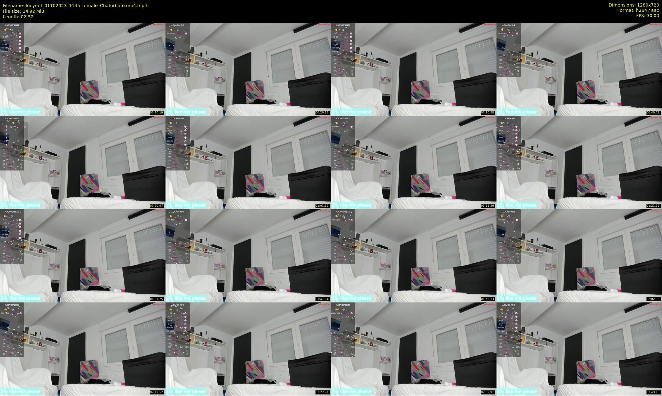 lucyrait — 3 minute Chaturbate female cam show recording, 720p, Oct 1, 2023