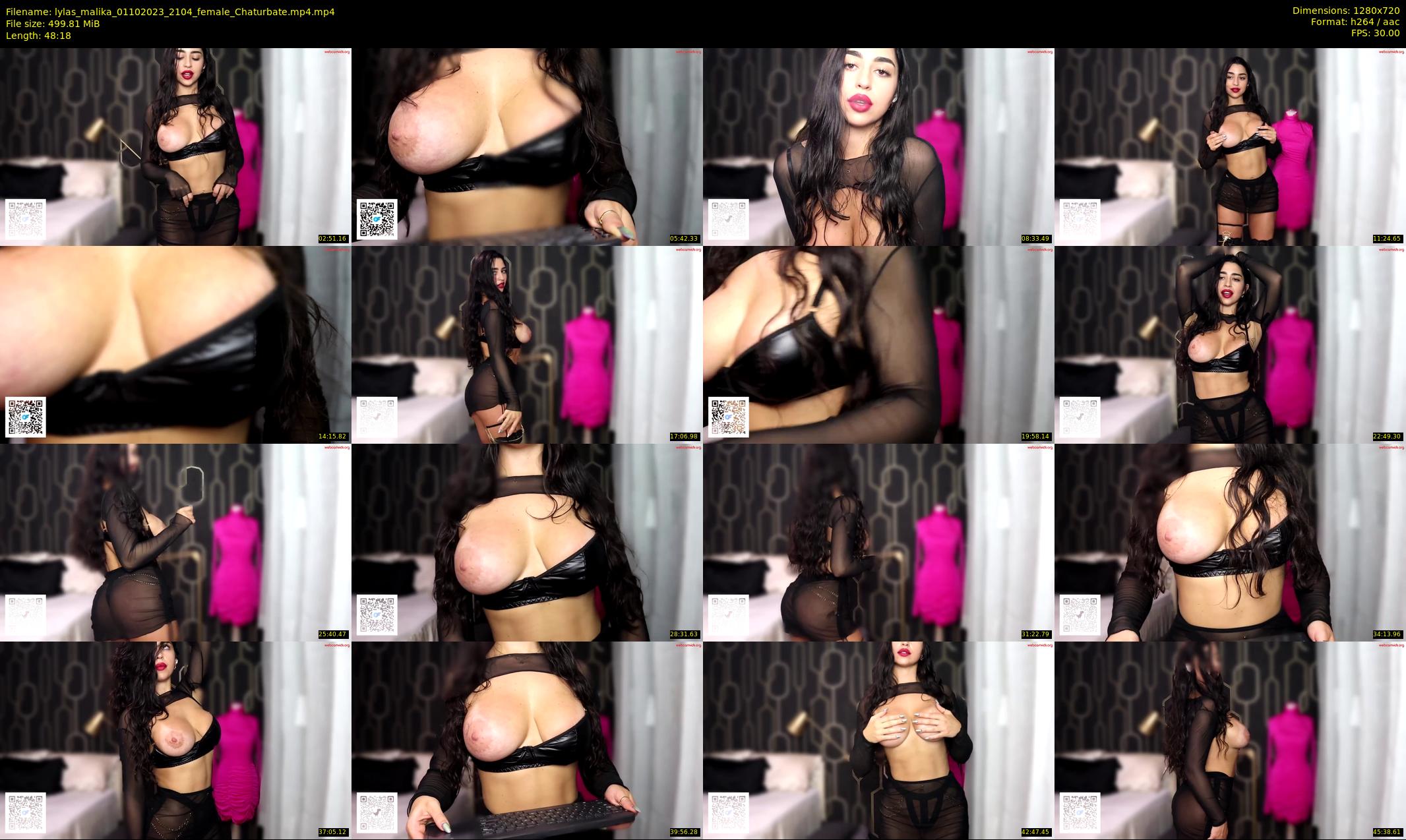 lylas_malika — 49 minute Chaturbate female cam show recording, 720p, Oct 1, 2023