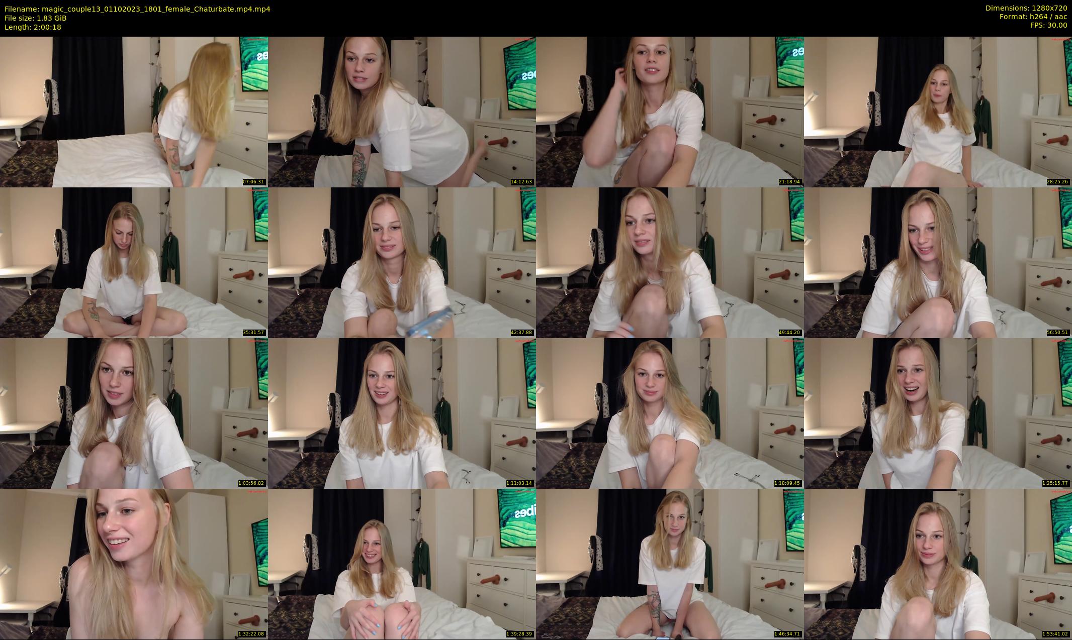 magic_couple13 — 121 minute Chaturbate couple cam show recording, 720p, Oct 1, 2023