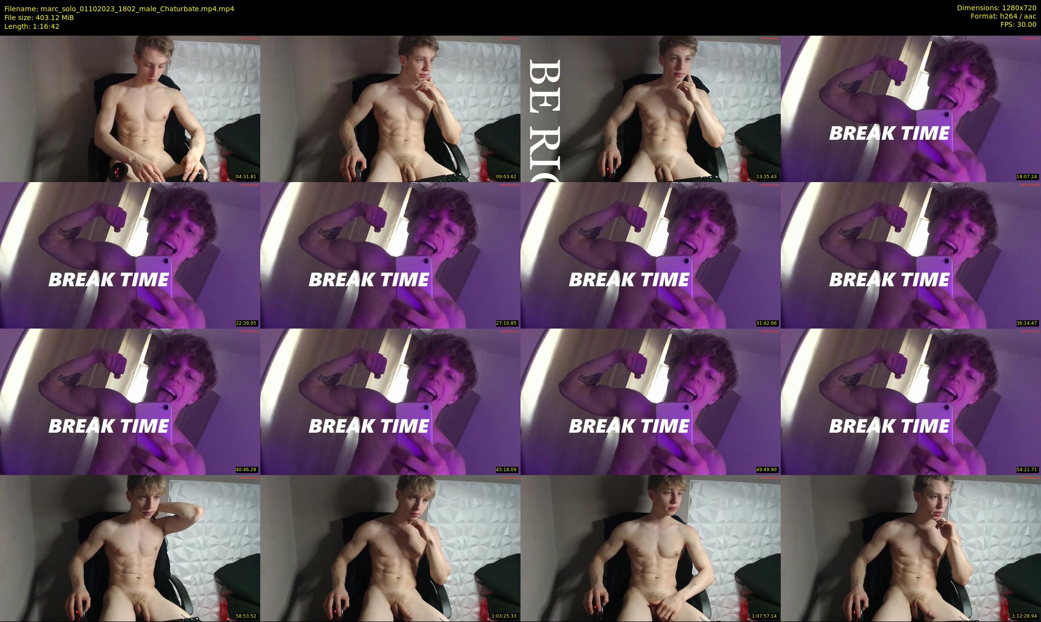 marc_solo — 77 minute Chaturbate male cam show recording, 720p, Oct 1, 2023