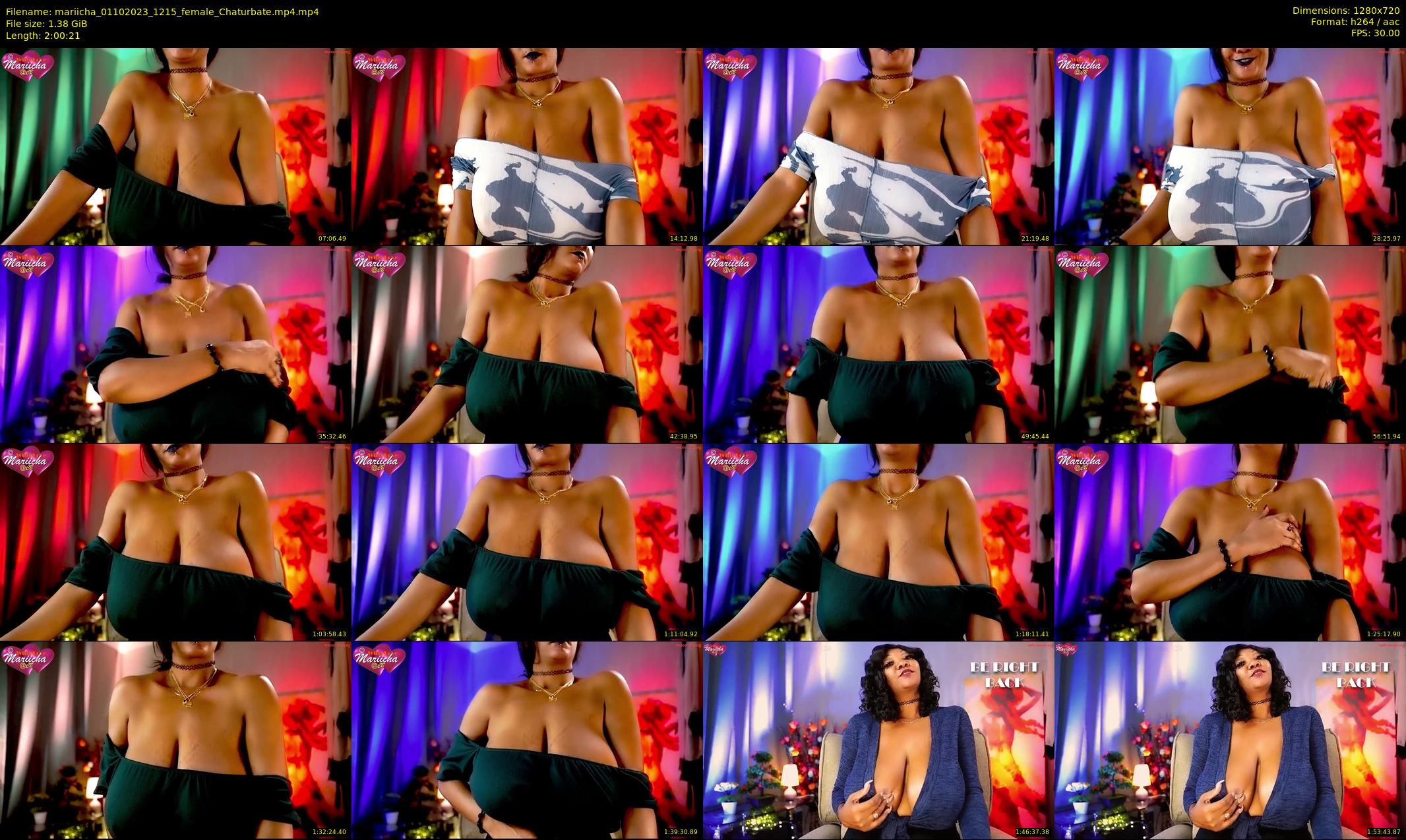 mariicha — 121 minute Chaturbate female cam show recording, 720p, Oct 1, 2023