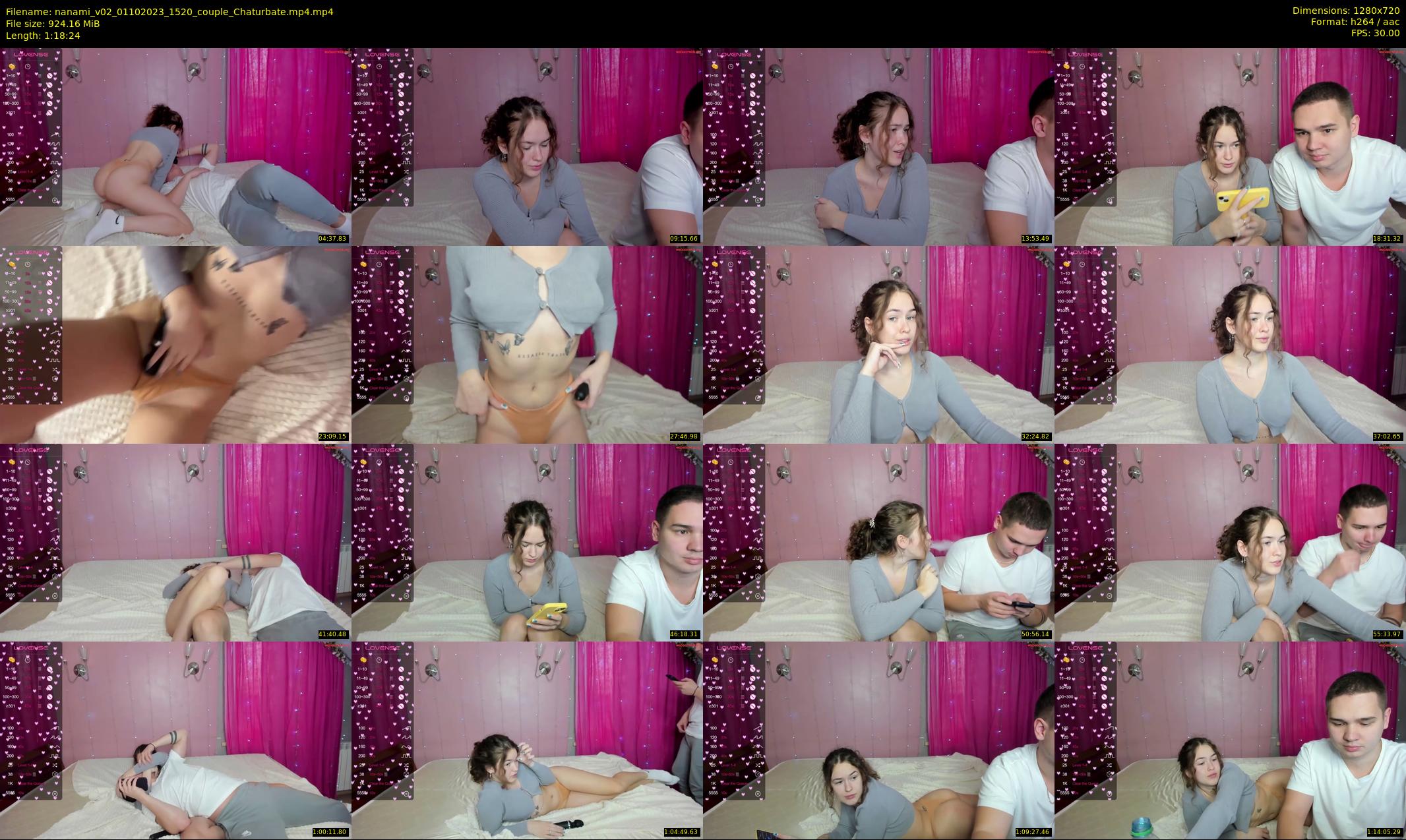 nanami_v02 — 79 minute Chaturbate couple cam show recording, 720p, Oct 1, 2023