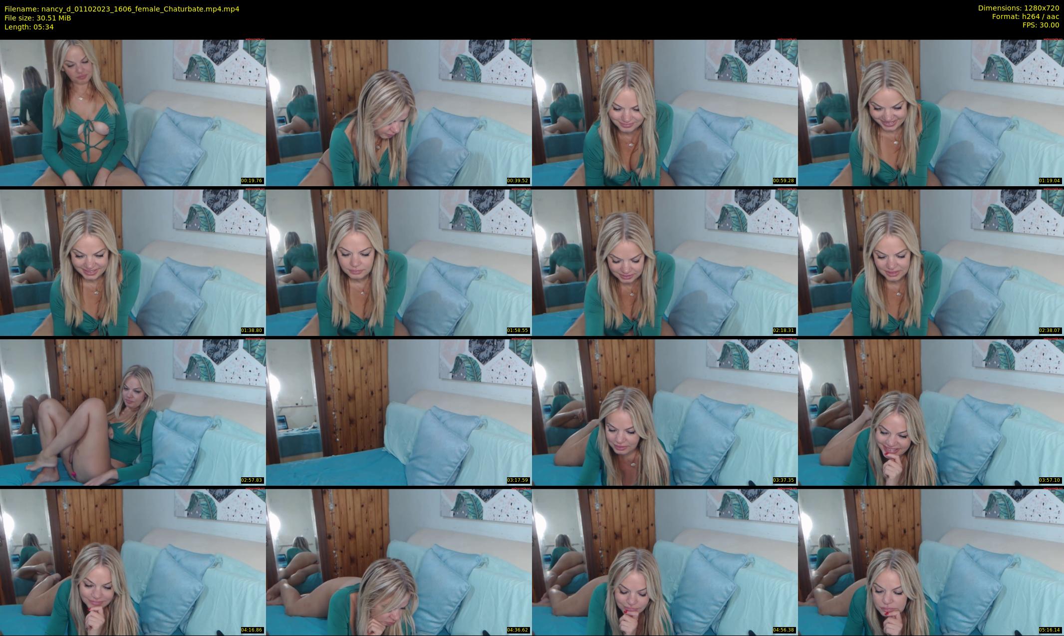 nancy_d — 6 minute Chaturbate female cam show recording, 720p, Oct 1, 2023