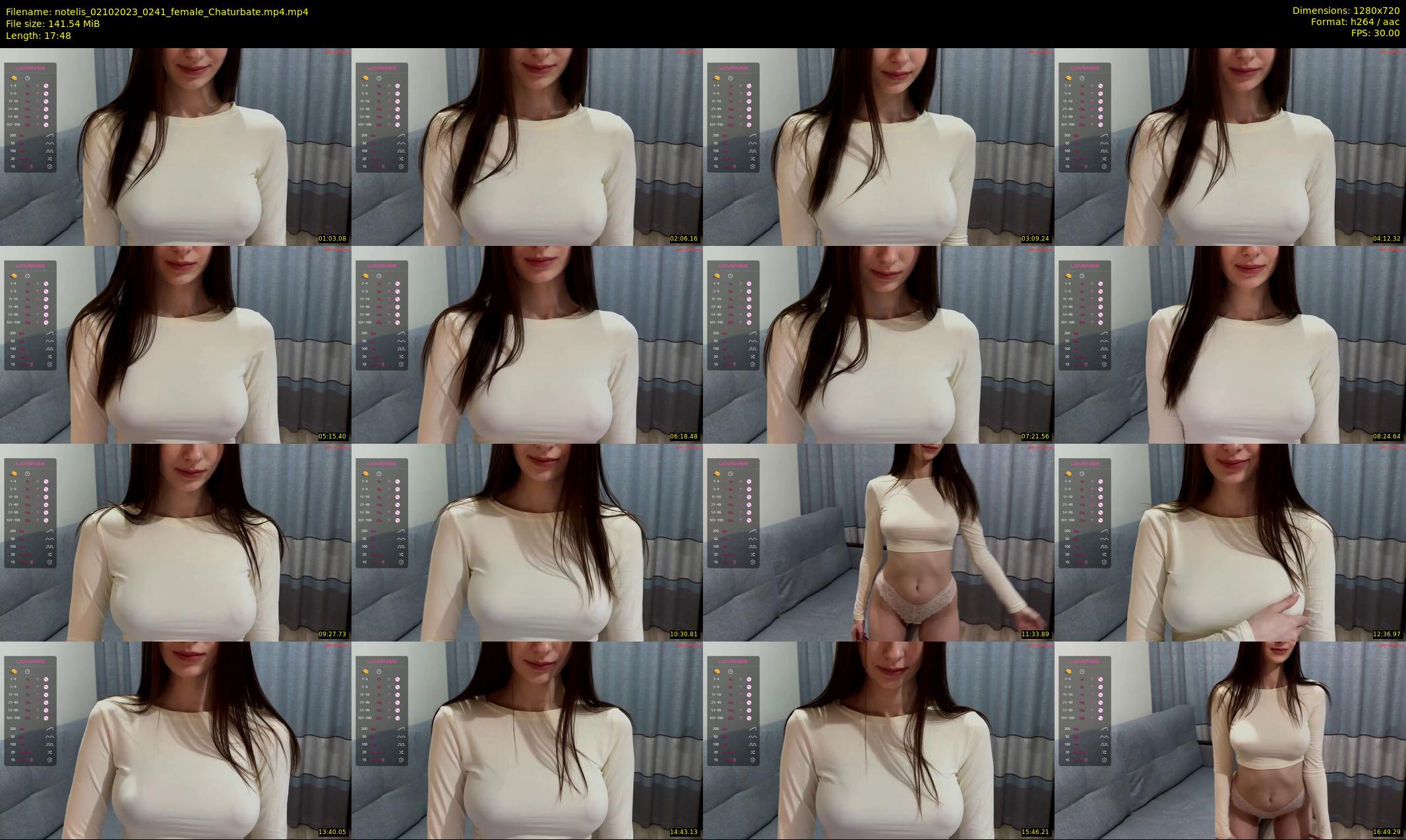 notelis — 18 minute Chaturbate female cam show recording, 720p, Oct 2, 2023