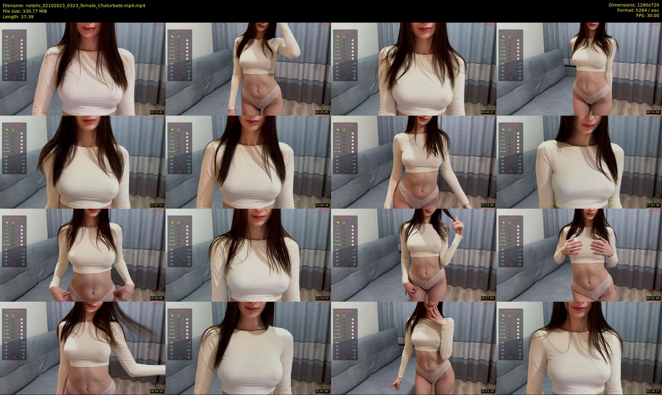 notelis — 38 minute Chaturbate female cam show recording, 720p, Oct 2, 2023