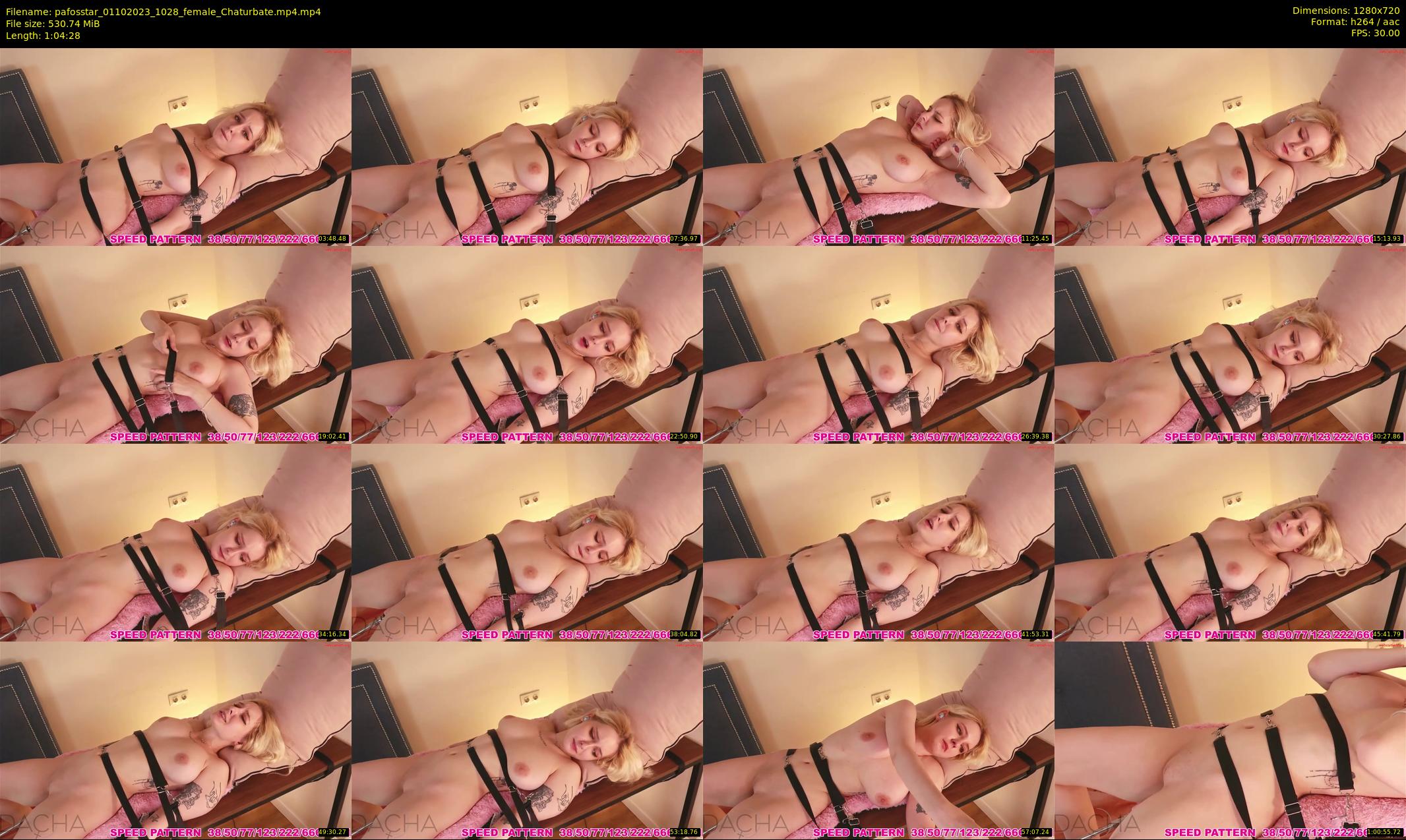 pafosstar — 65 minute Chaturbate female cam show recording, 720p, Oct 1, 2023