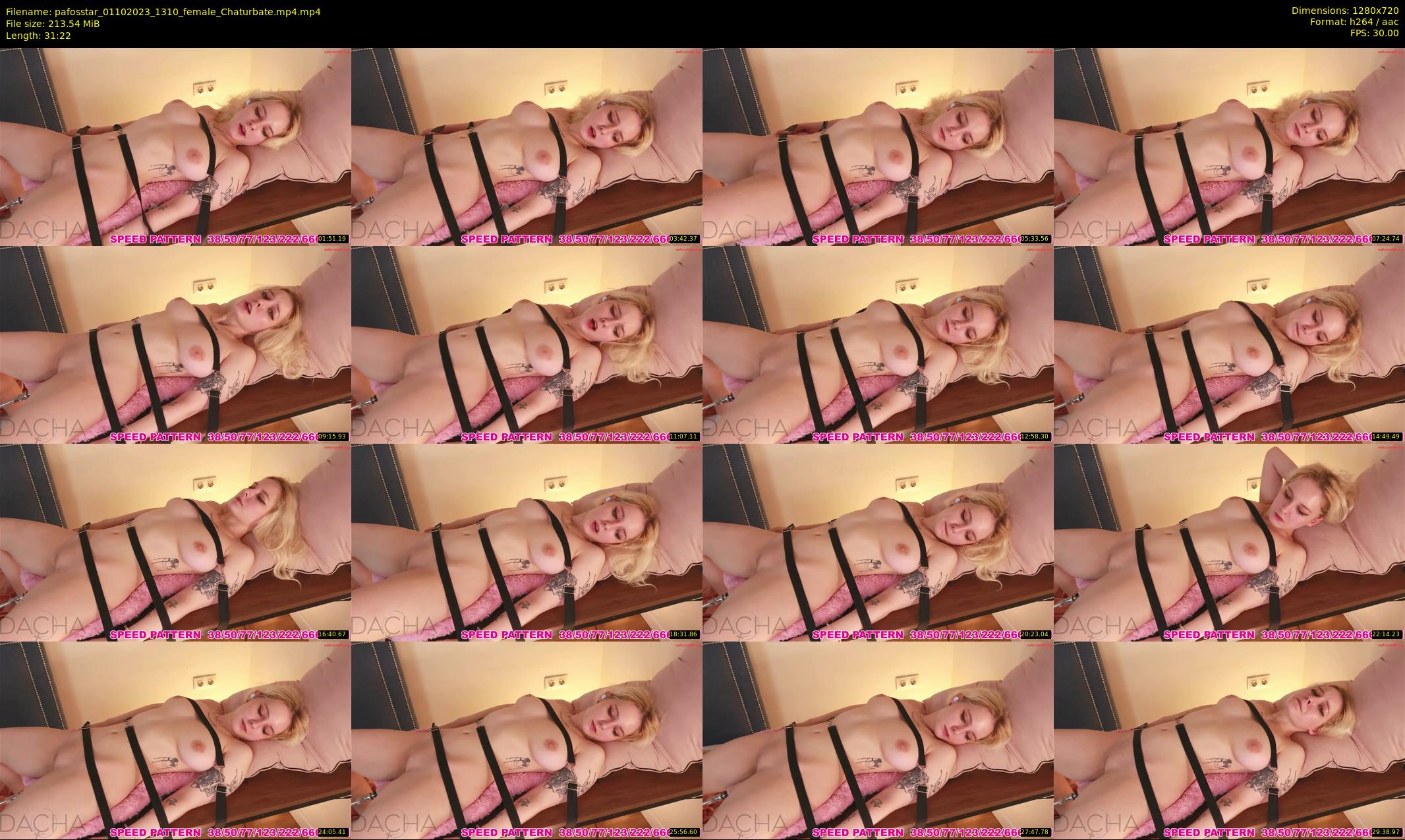 pafosstar — 32 minute Chaturbate female cam show recording, 720p, Oct 1, 2023