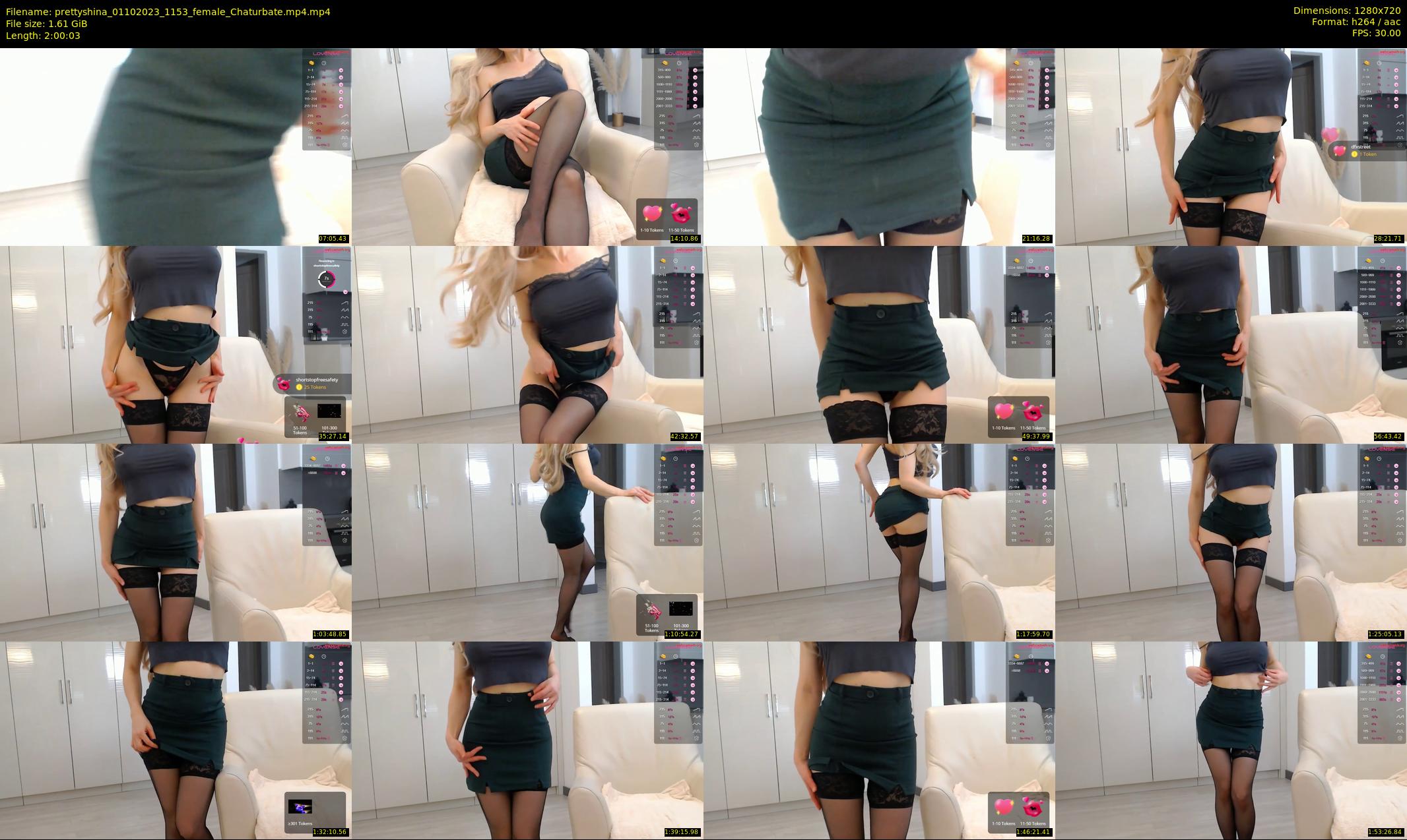 prettyshina — 121 minute Chaturbate female cam show recording, 720p, Oct 1, 2023