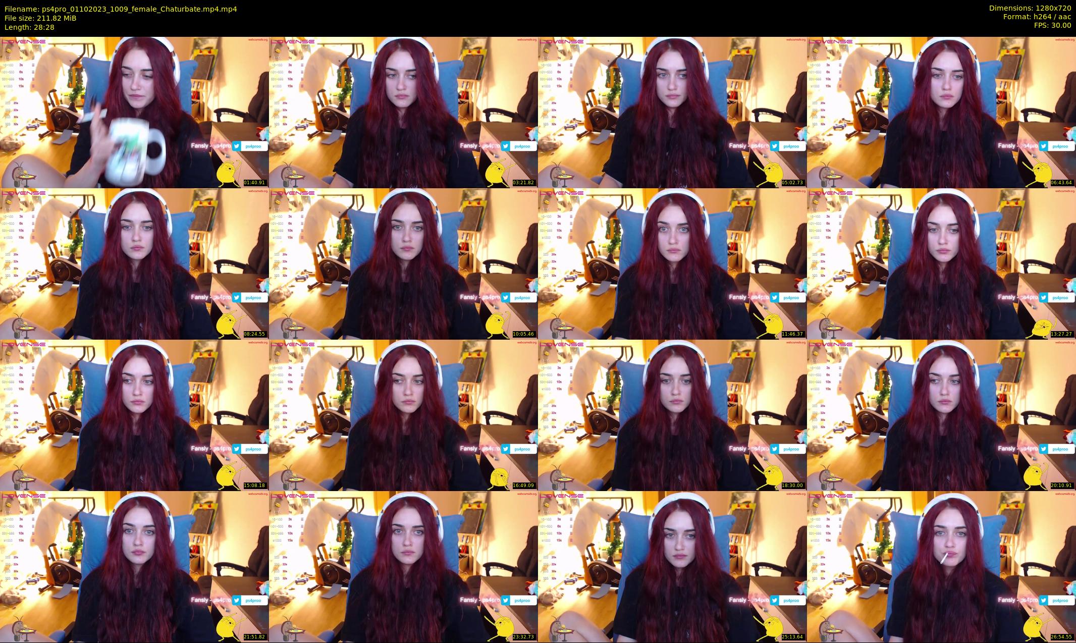 ps4pro — 29 minute Chaturbate female cam show recording, 720p, Oct 1, 2023