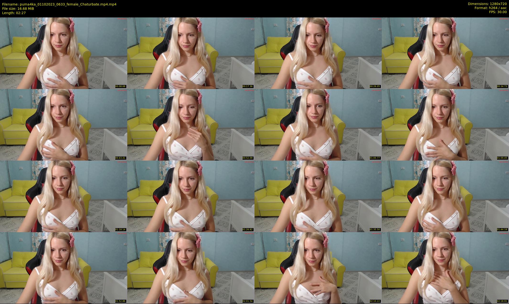 puma4ka — 3 minute Chaturbate female cam show recording, 720p, Oct 1, 2023