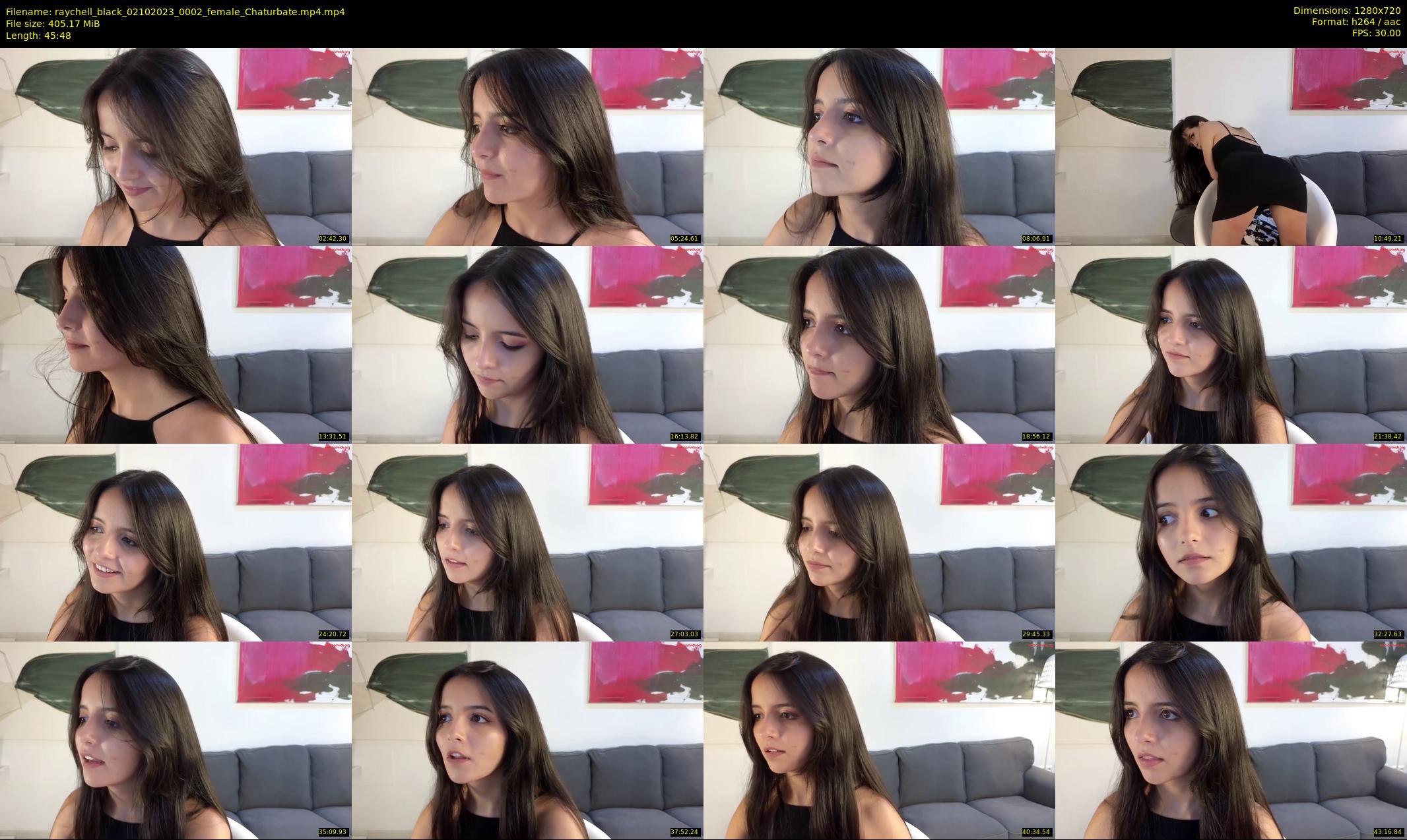 raychell_black — 46 minute Chaturbate female cam show recording, 720p, Oct 2, 2023