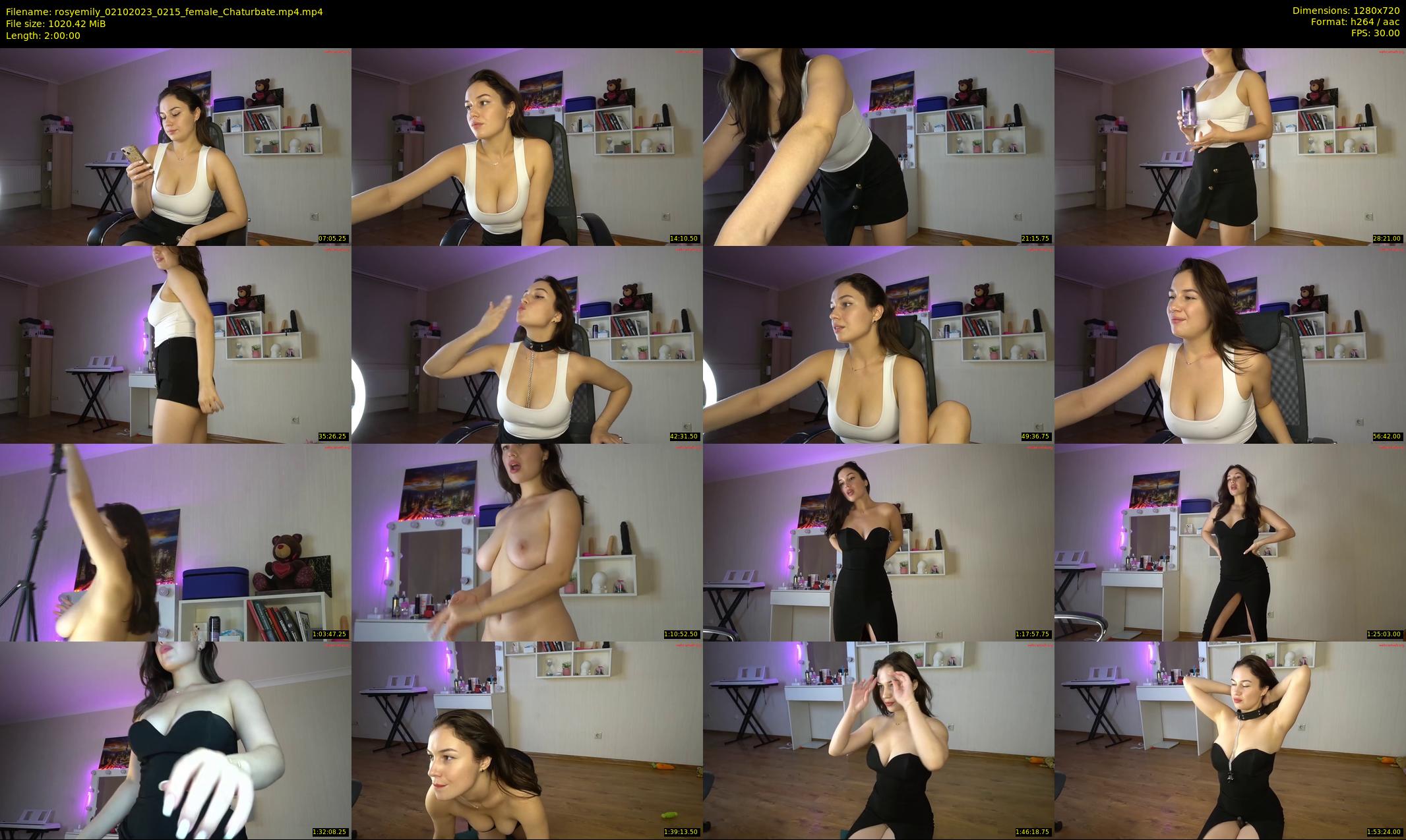 rosyemily — 120 minute Chaturbate female cam show recording, 720p, Oct 2, 2023