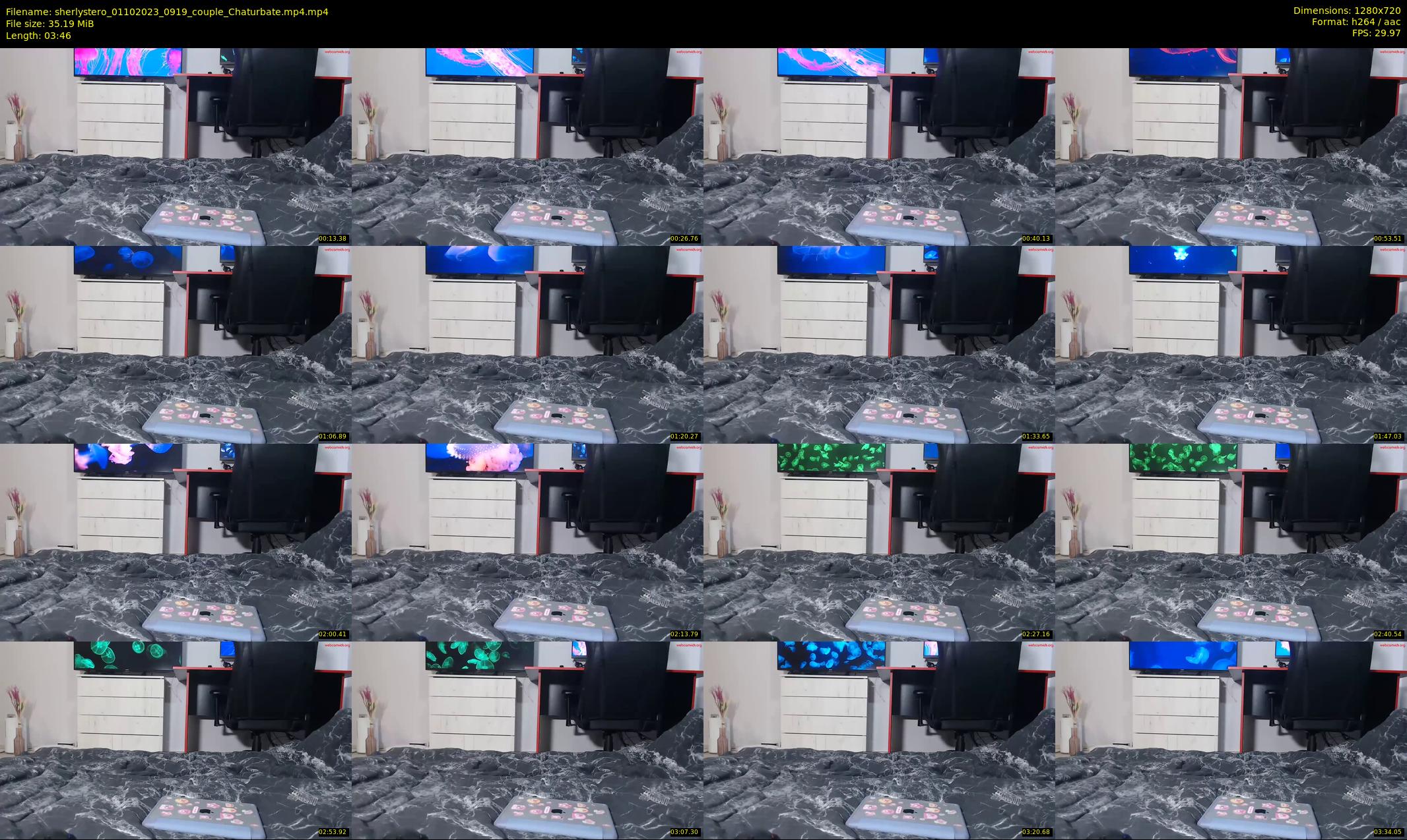 sherlystero — 4 minute Chaturbate couple cam show recording, 720p, Oct 1, 2023